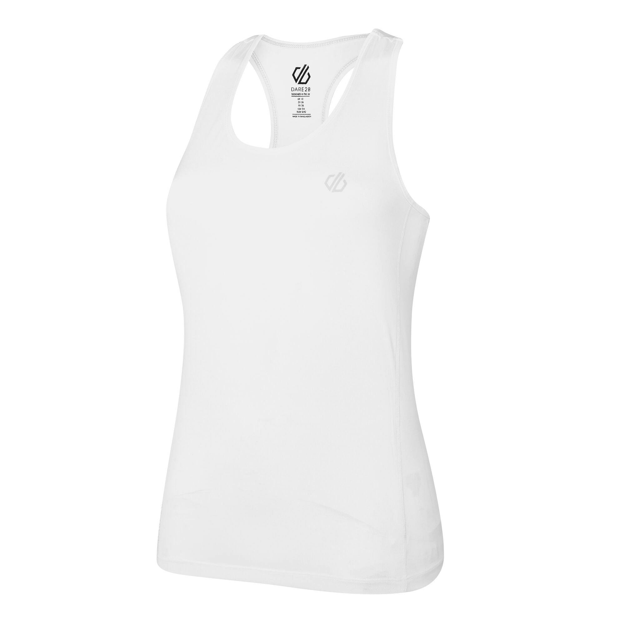 White - Dare 2b - Women's Modernize II Racerback Vest - 5