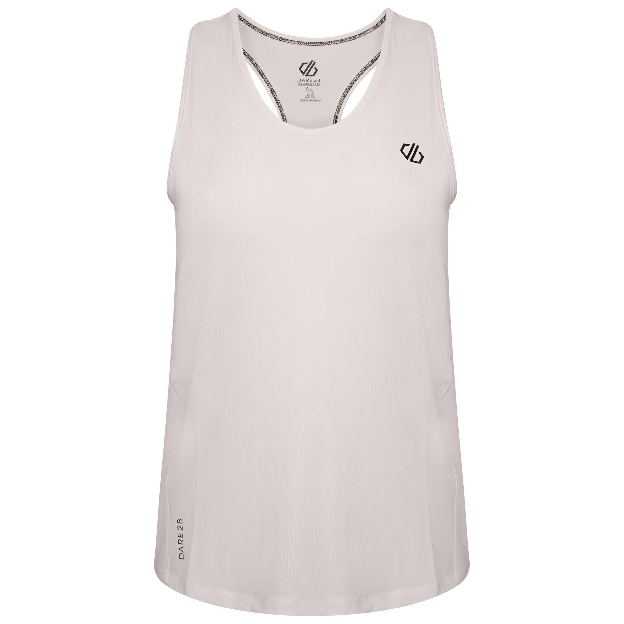 White - Dare 2b - Women's Modernize II Racerback Vest - 7