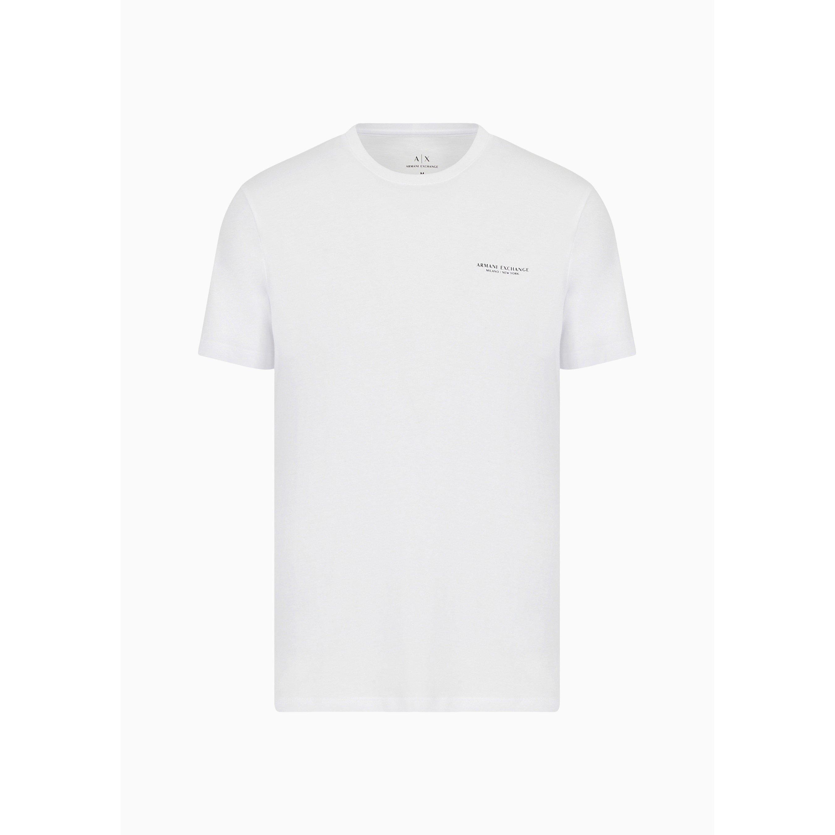 Armani Exchange Men's T91 Logo T Shirt - White 1100 - 2XL