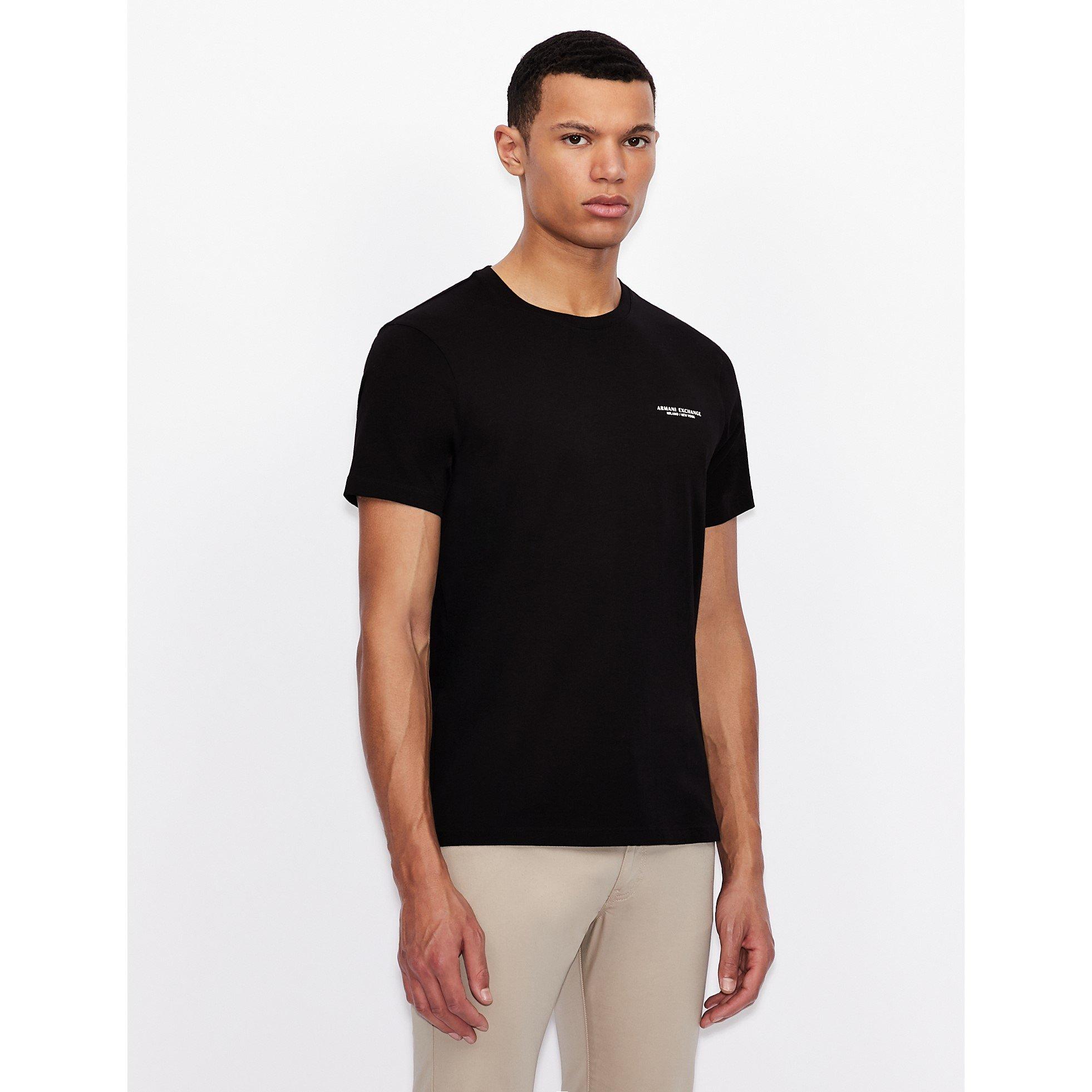 Black 1200 - Armani Exchange - T91 Logo T Shirt - 1