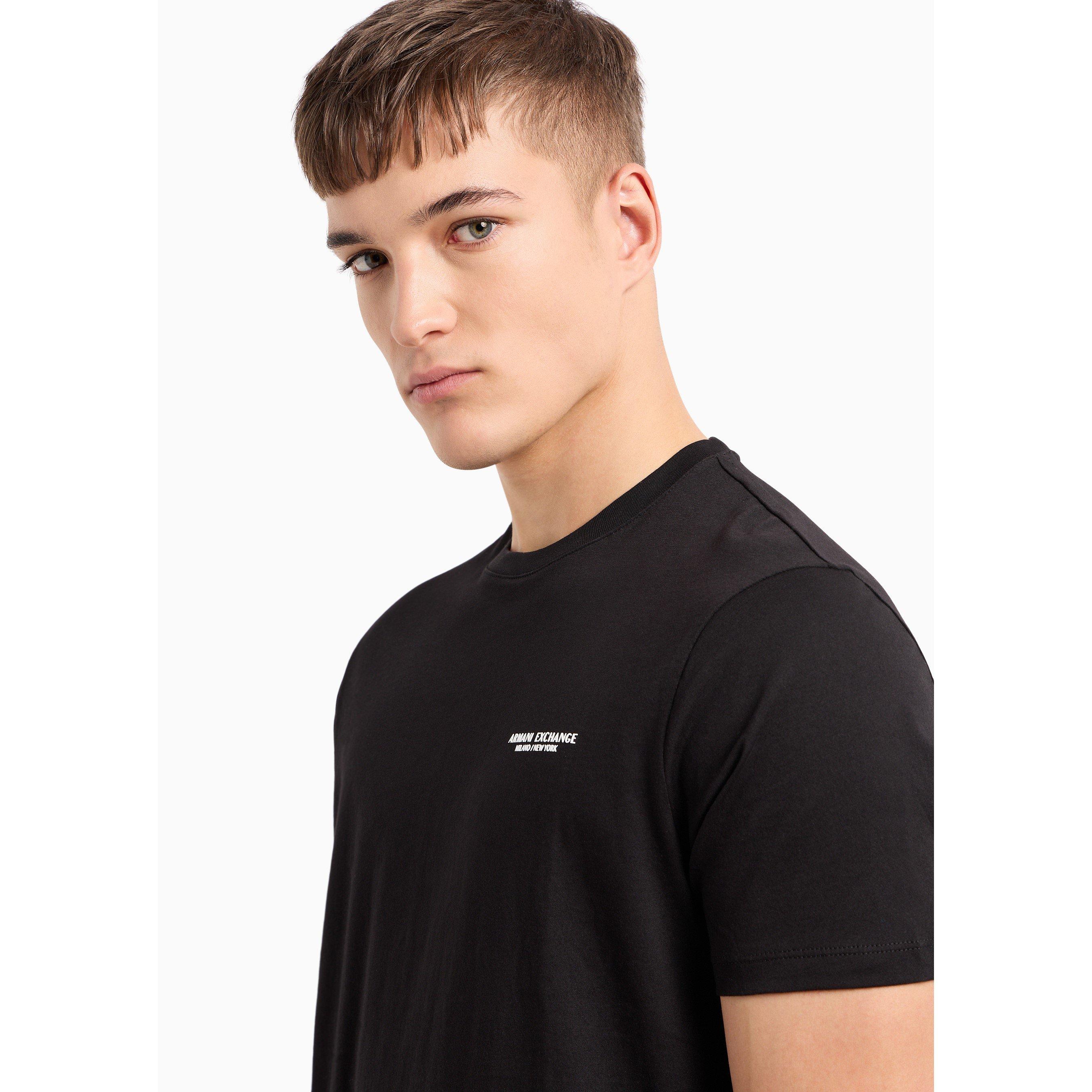 Black 1200 - Armani Exchange - T91 Logo T Shirt - 5
