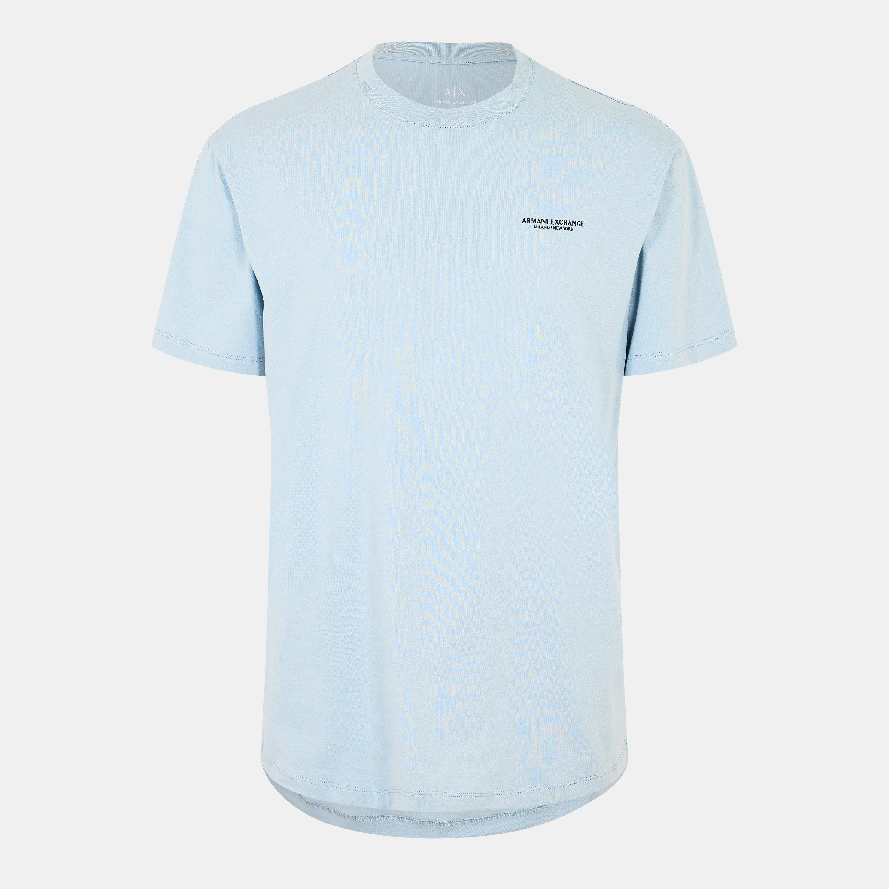 Armani Exchange Men's T91 Logo T Shirt - Blue U9287 - M