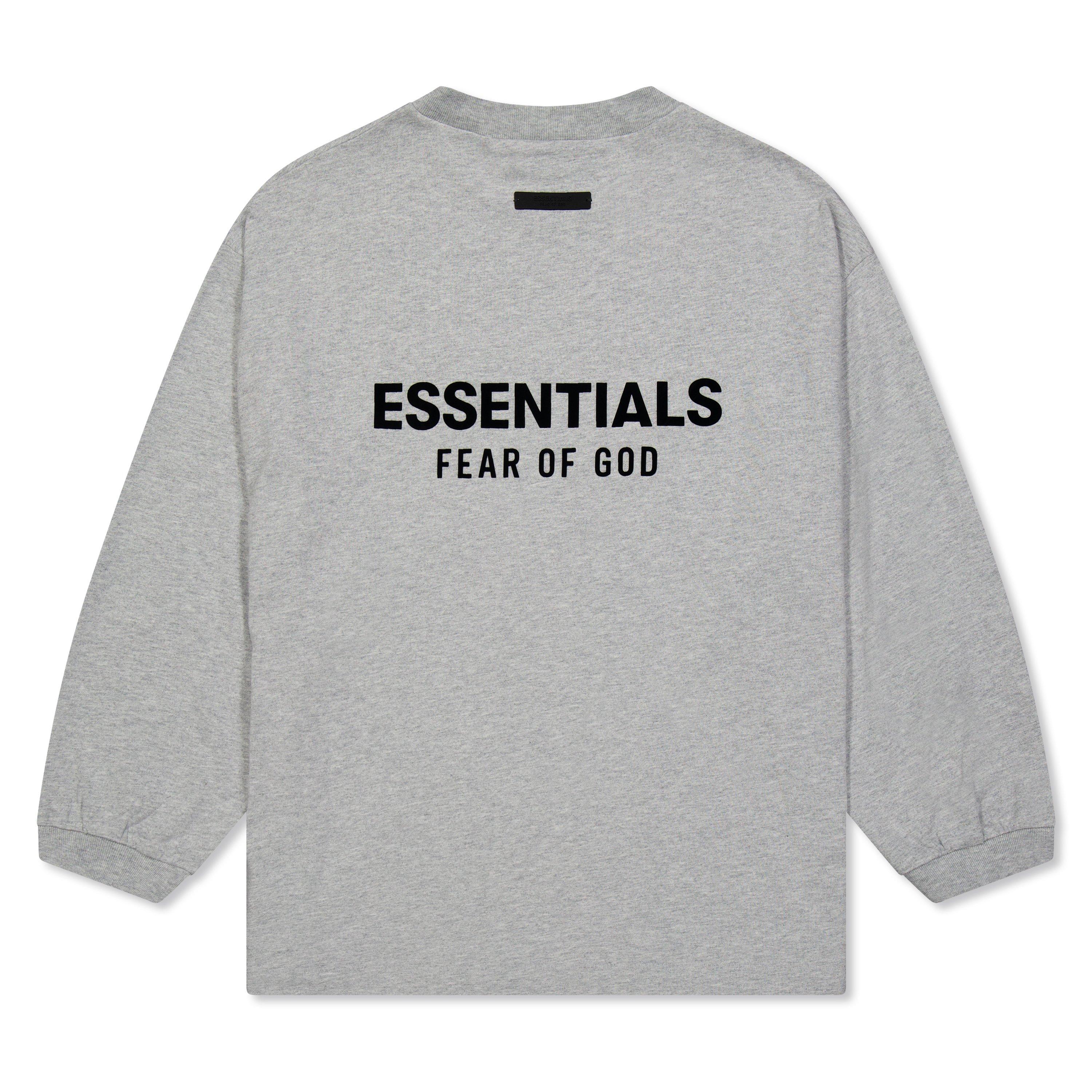 Light Hethr Gry - Fear Of God Essentials - Essentials Long Sleeved T-Shirt - 2