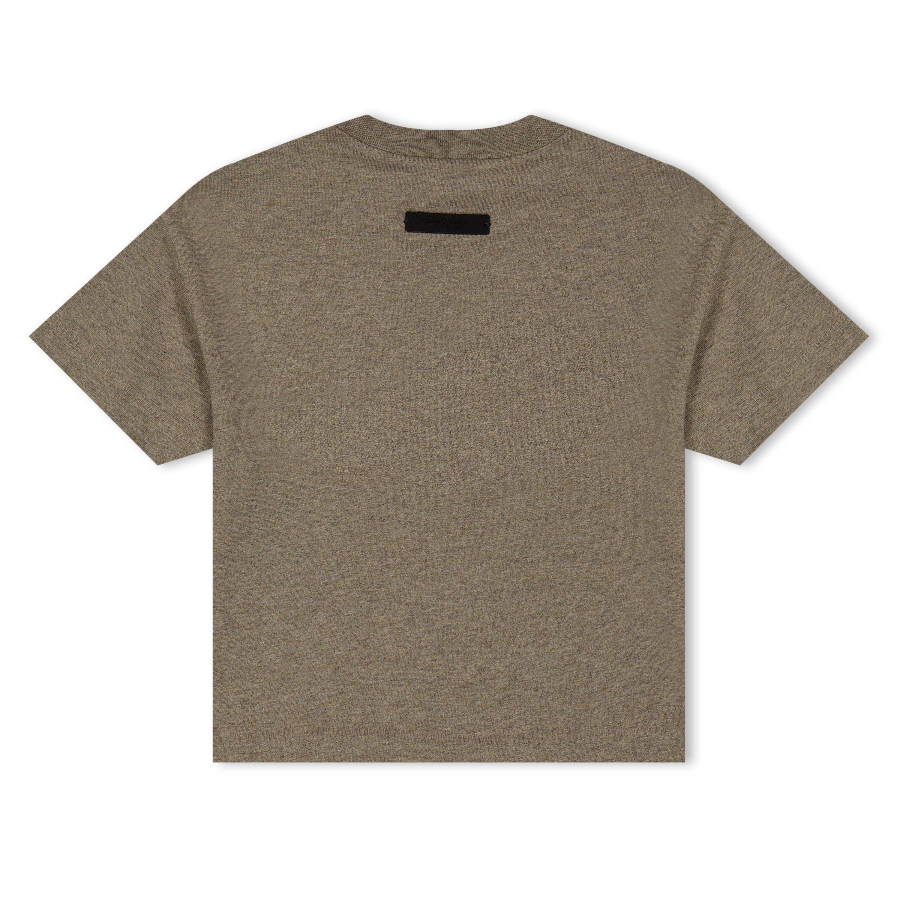 Heather Grey - Fear Of God Essentials - Unisex Kids' Logo Regular Fit T-Shirt - 2
