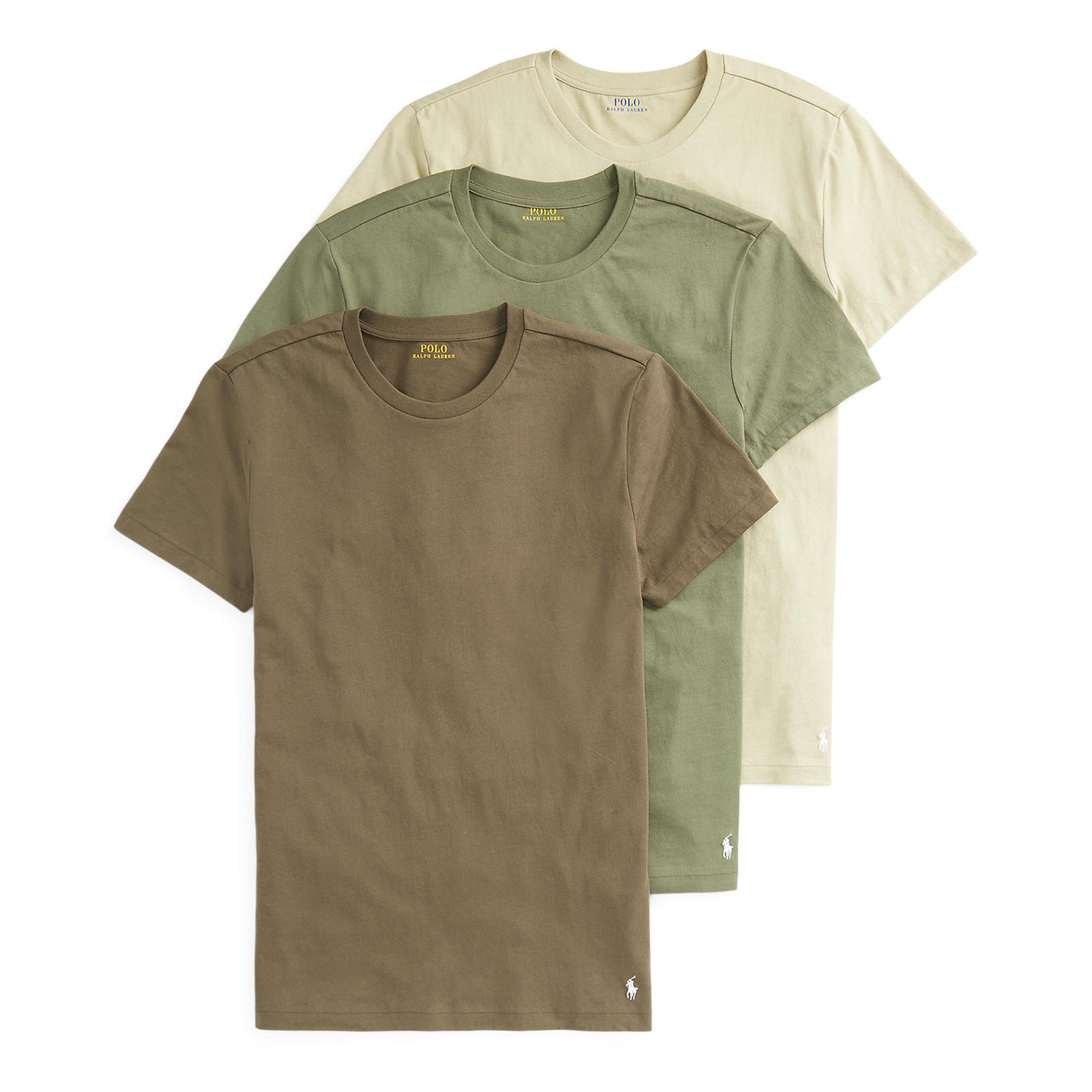 Grn/Grn/Grn - Polo Ralph Lauren - 3-pack T-shirts - 1