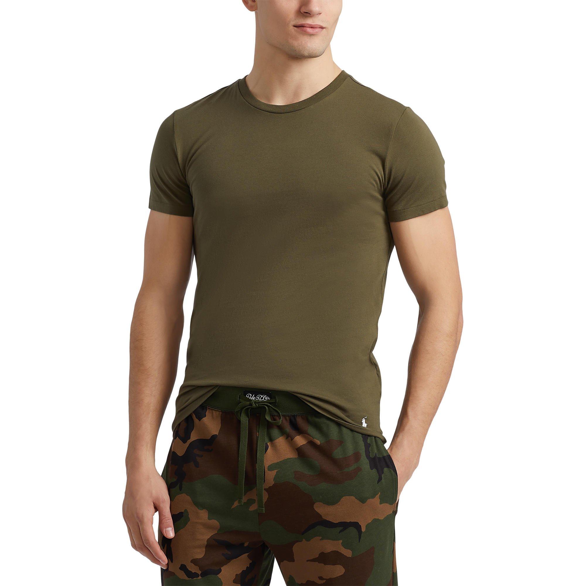 Grn/Grn/Grn - Polo Ralph Lauren - 3-pack T-shirts - 3