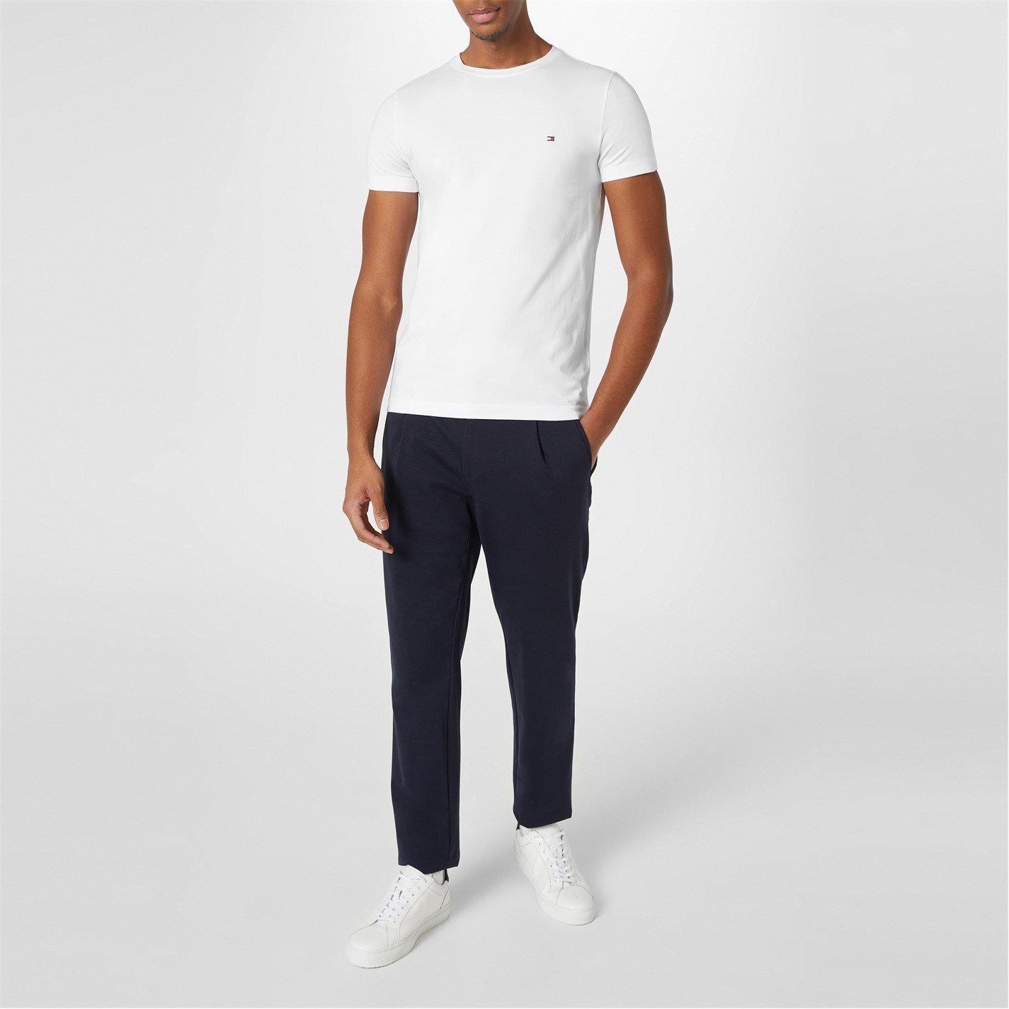 Wit 100 - Tommy Hilfiger - Stretch Slim Fit T-Shirt - 5