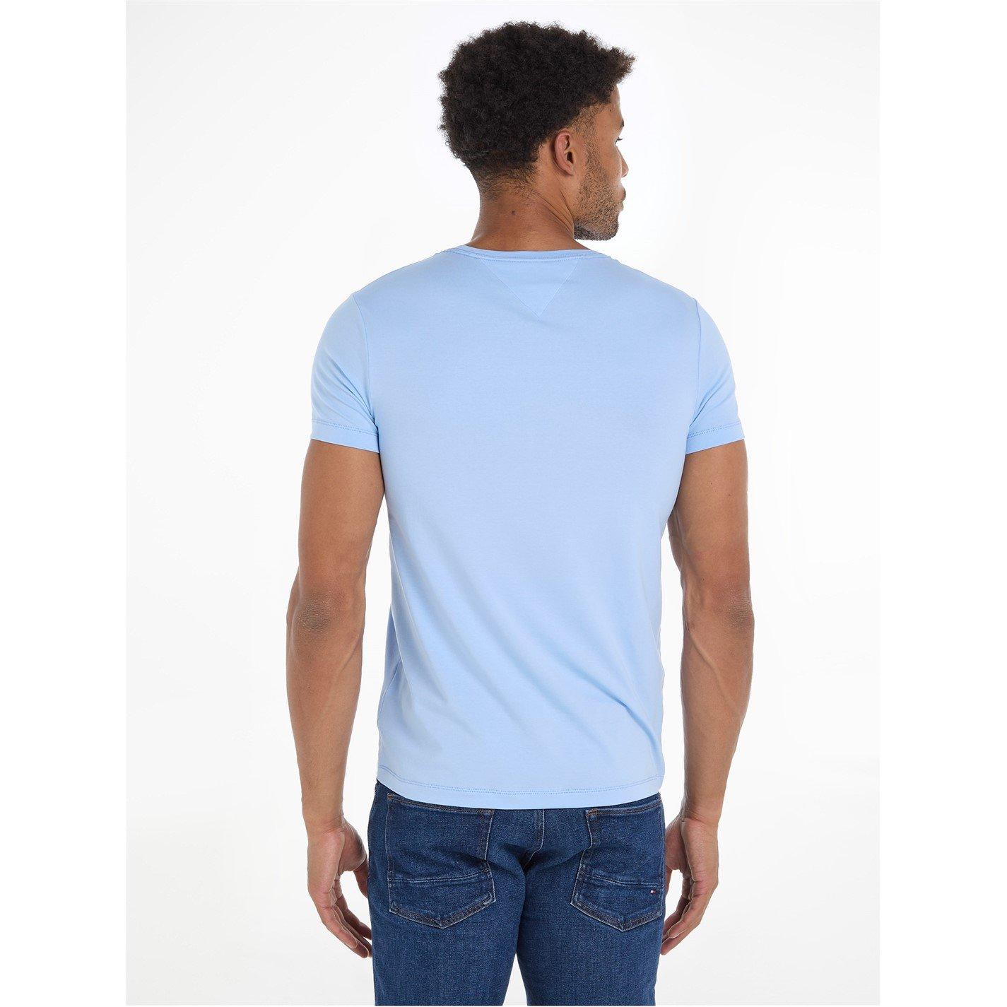 Kingley Blue - Tommy Hilfiger - Stretch Slim Fit T-Shirt - 4