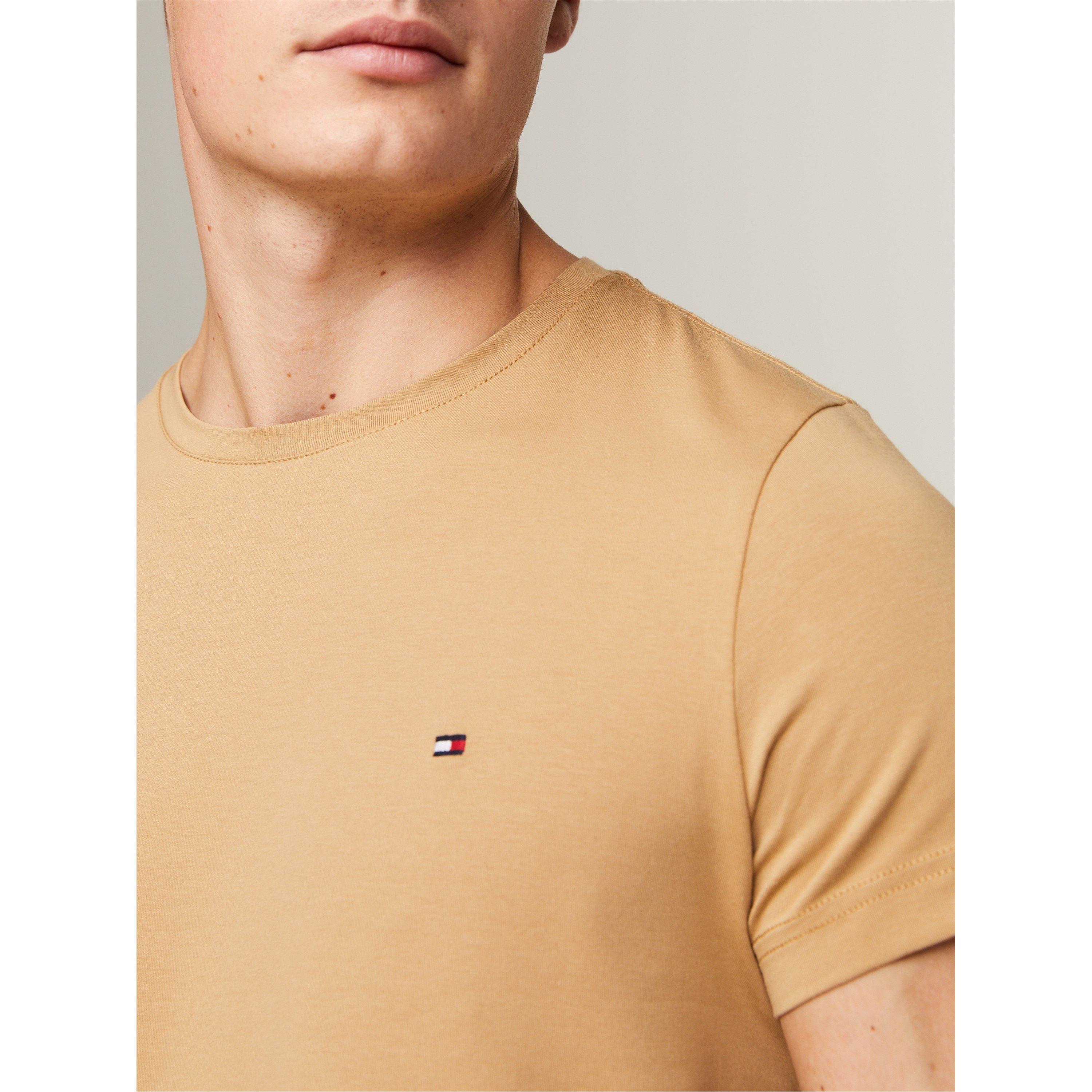 Classic Khaki - Tommy Hilfiger - Stretch Slim Fit T-Shirt - 2