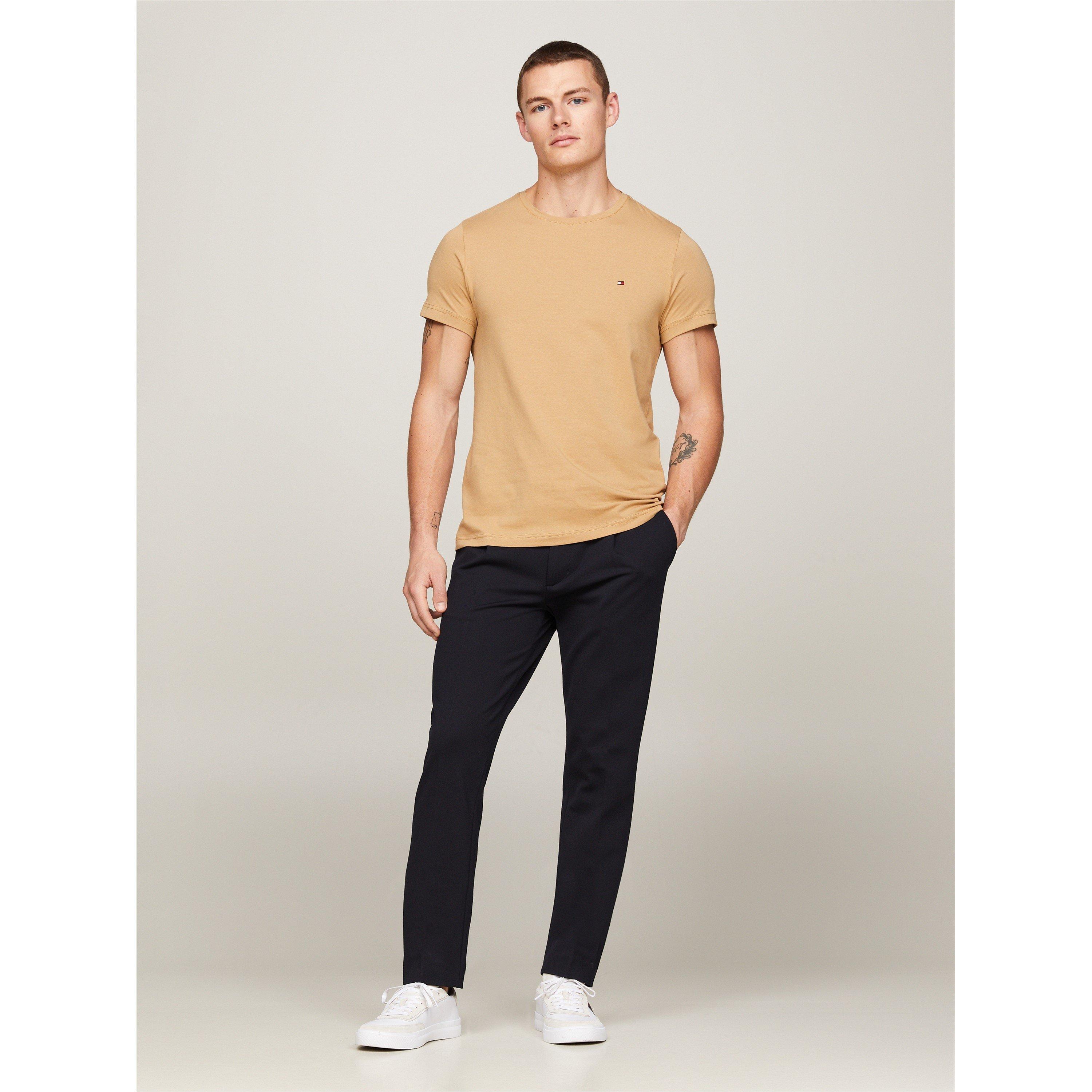 Classic Khaki - Tommy Hilfiger - Stretch Slim Fit T-Shirt - 3
