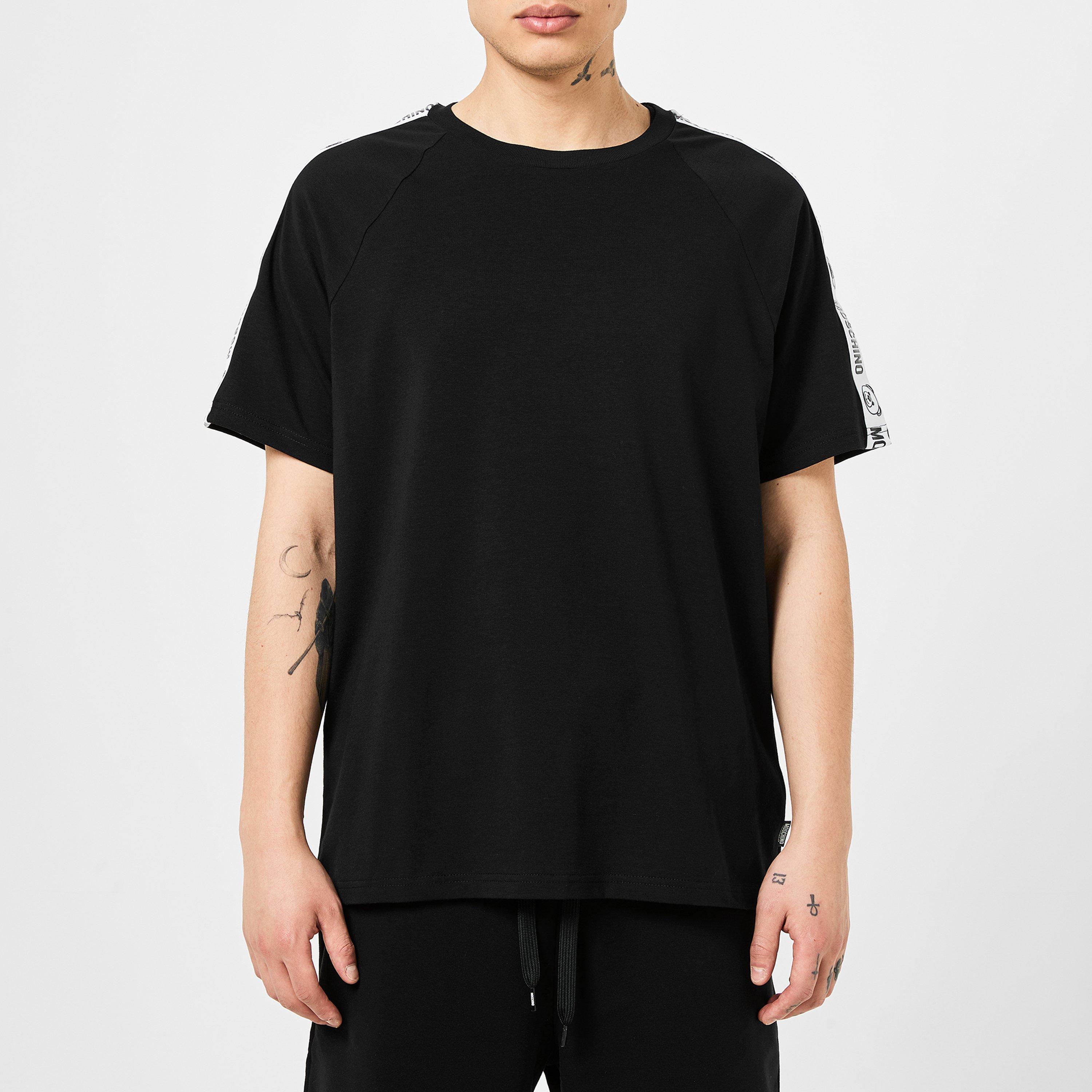 Moschino Men's Tape Regular Fit T-Shirt