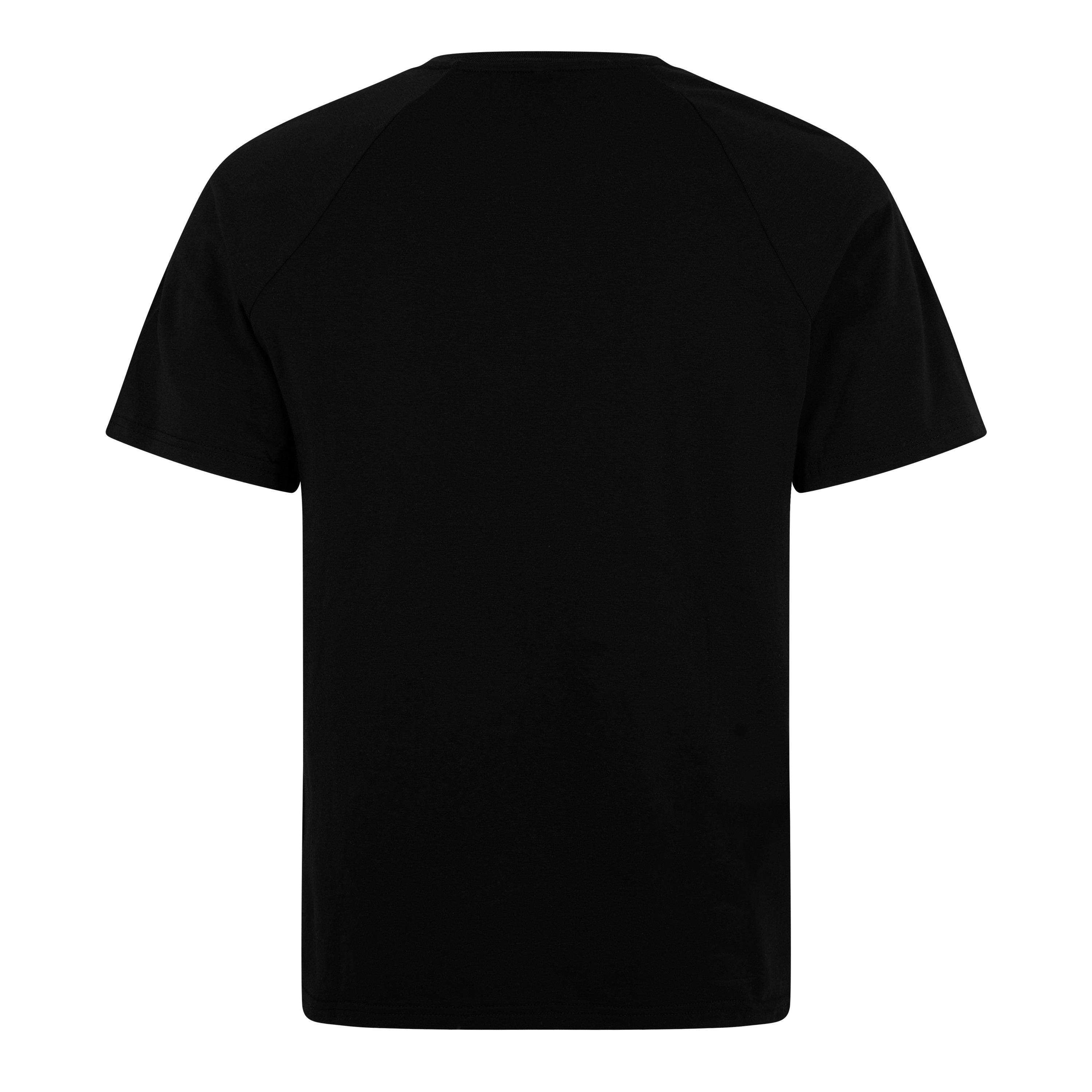 Black - Moschino - Men's Tape Regular Fit T-Shirt - 6