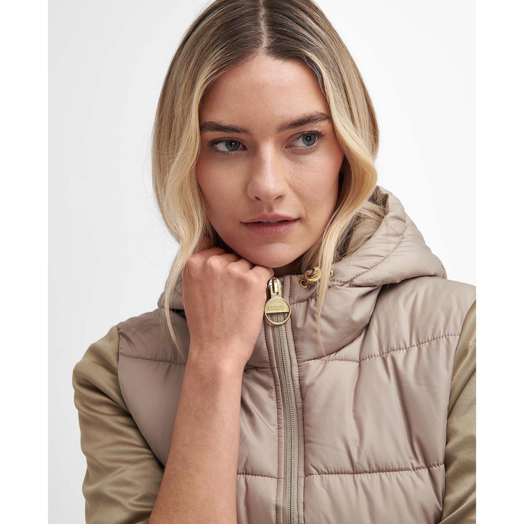 LT Trench - Barbour International - Women's Bondar Quilted Hooded Hybrid Jacket - 4