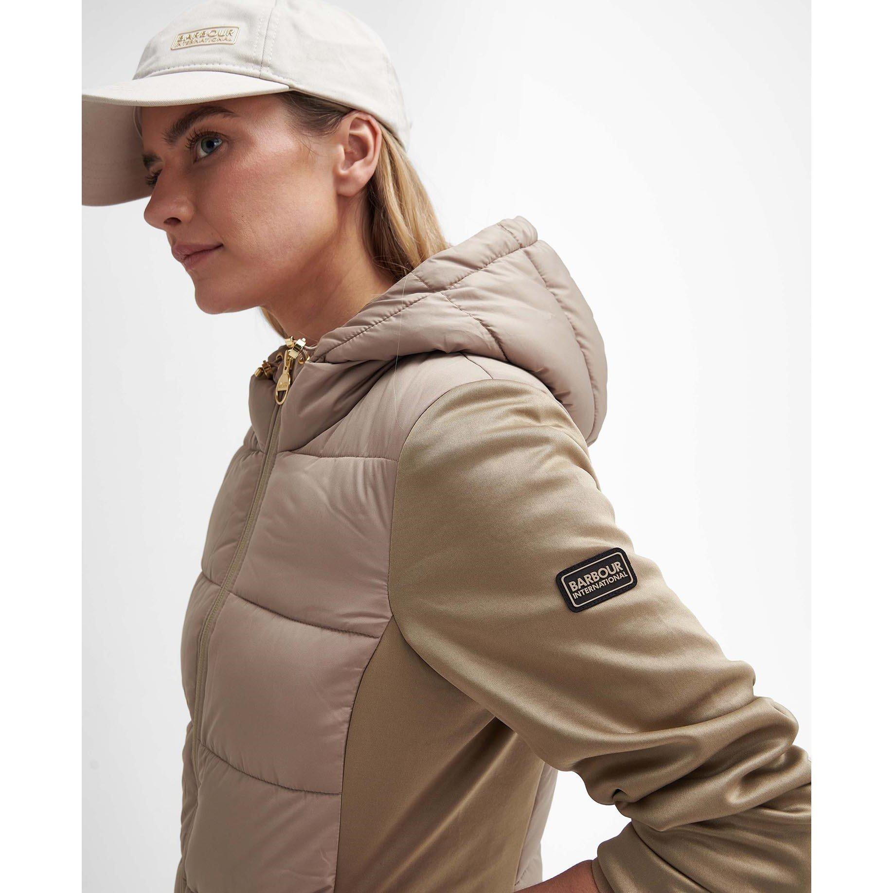LT Trench - Barbour International - Women's Bondar Quilted Hooded Hybrid Jacket - 6