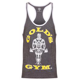 Golds Gym GoldsGym Muscle Joe Contrast Stringer Vest Mens