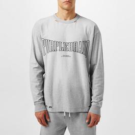 Purple Brand Logo Long Sleeve T-Shirt