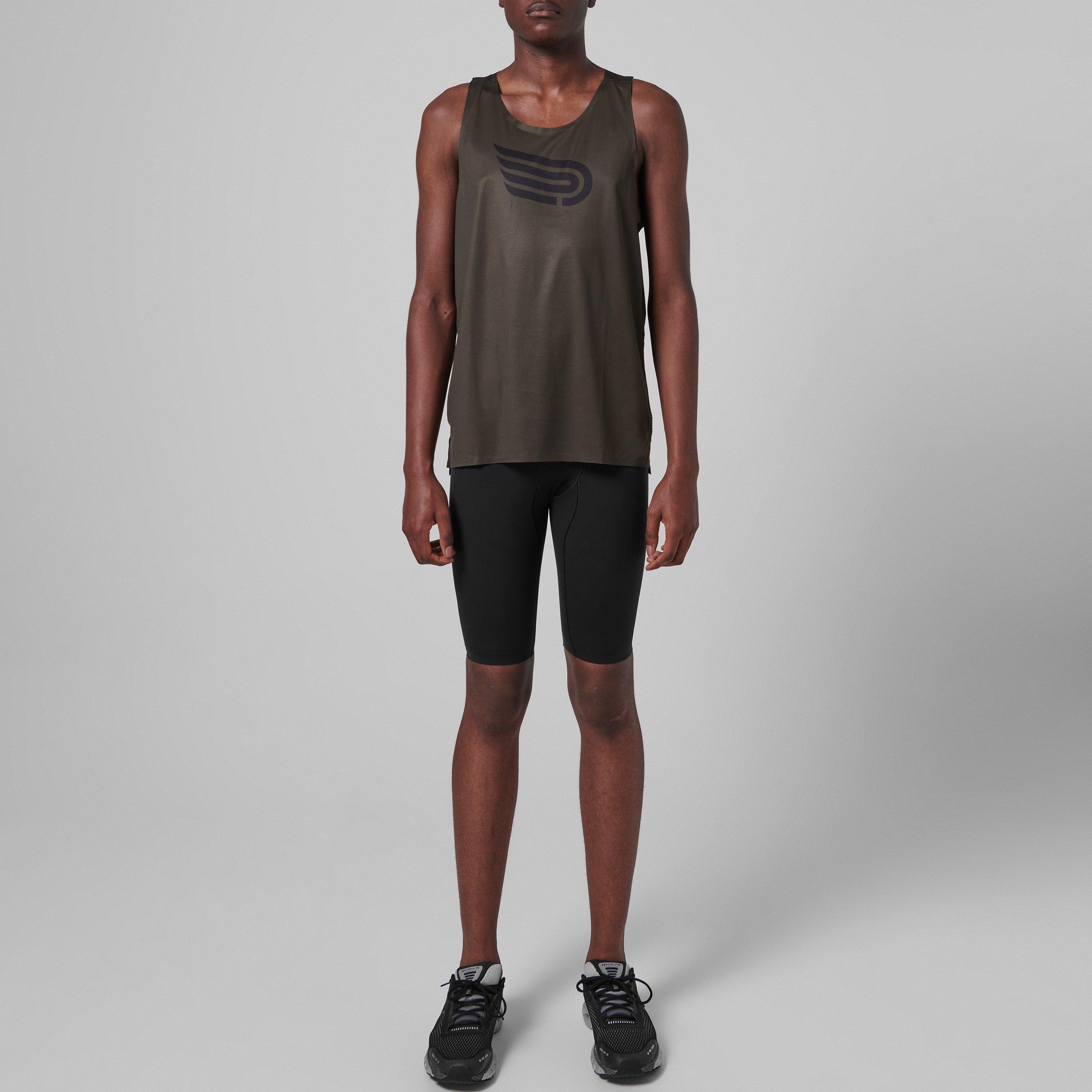 Green/White - Pressio - Men'S Arahi Singlet - 2