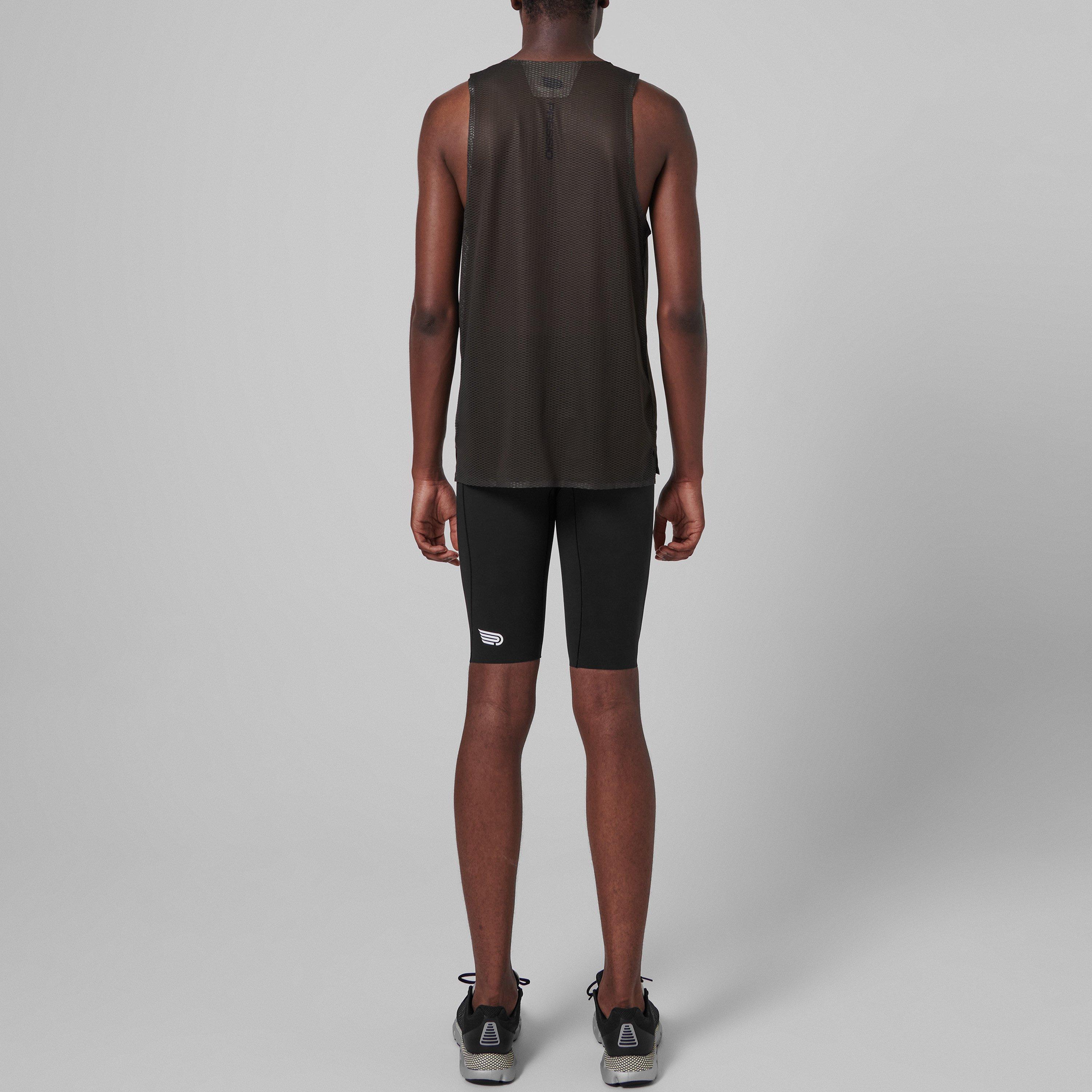 Green/White - Pressio - Men'S Arahi Singlet - 4