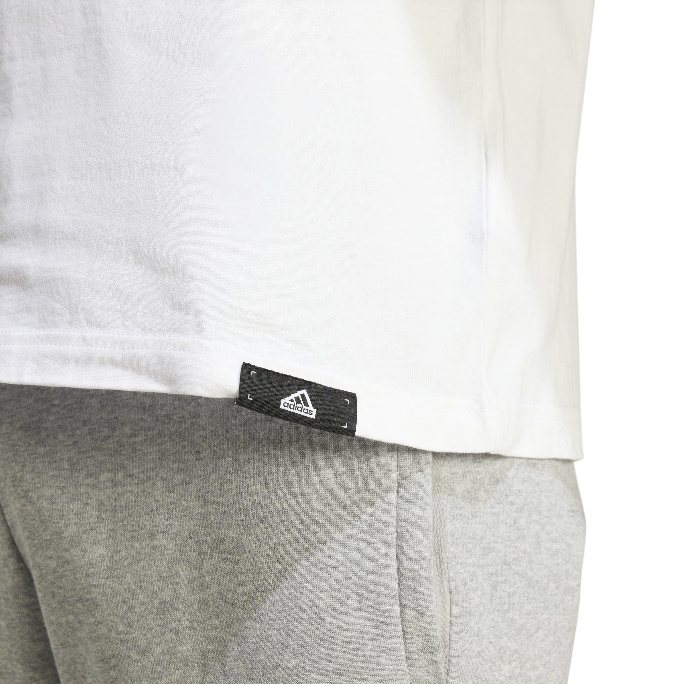 White - adidas - Modern Essentials Graphic Mens Tank Top - 6