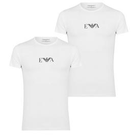 Emporio Armani 2 Pack Chest Logo T Shirt