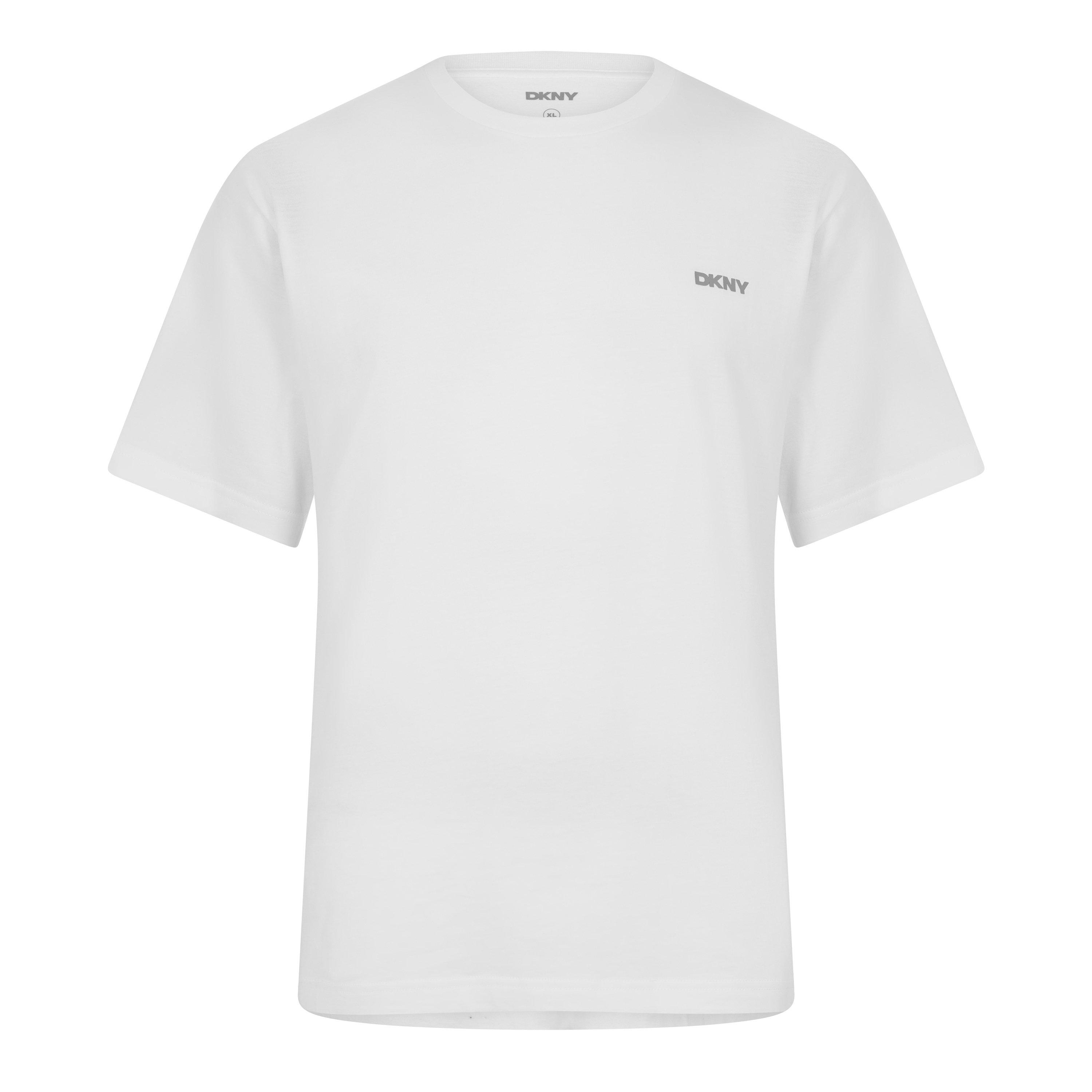 DKNY Mens 3 Pack Short Sleeve T-Shirts Giants