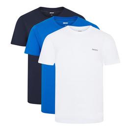 DKNY 3 Pack Short Sleeve Mens T-Shirts Giants