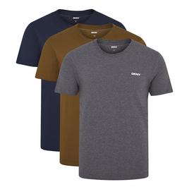 DKNY 3 Pack Short Sleeve Mens T-Shirts Giants