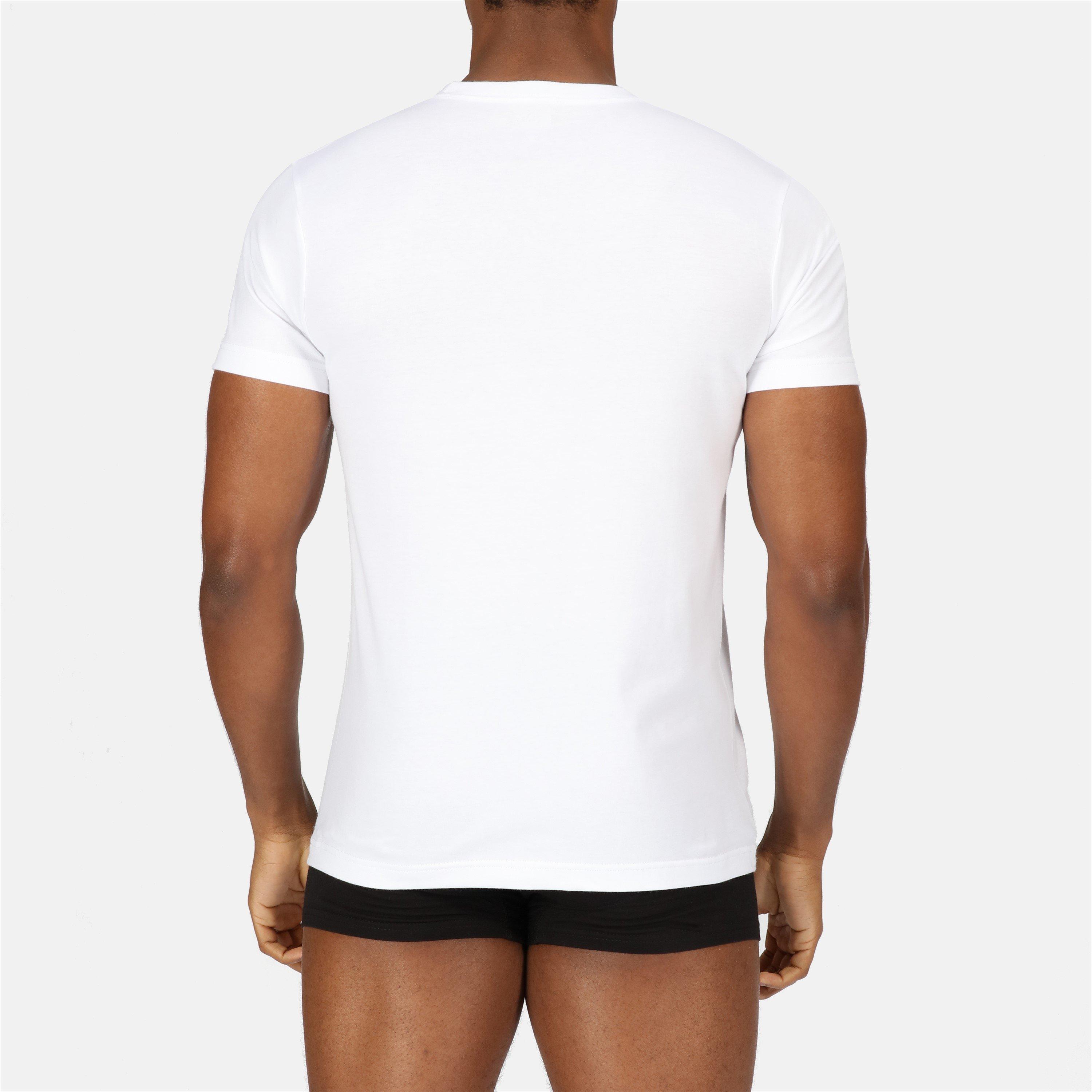 Blk/Wht/Gry - DKNY - 3 Pack Short Sleeve Mens T-Shirts Giants - 5