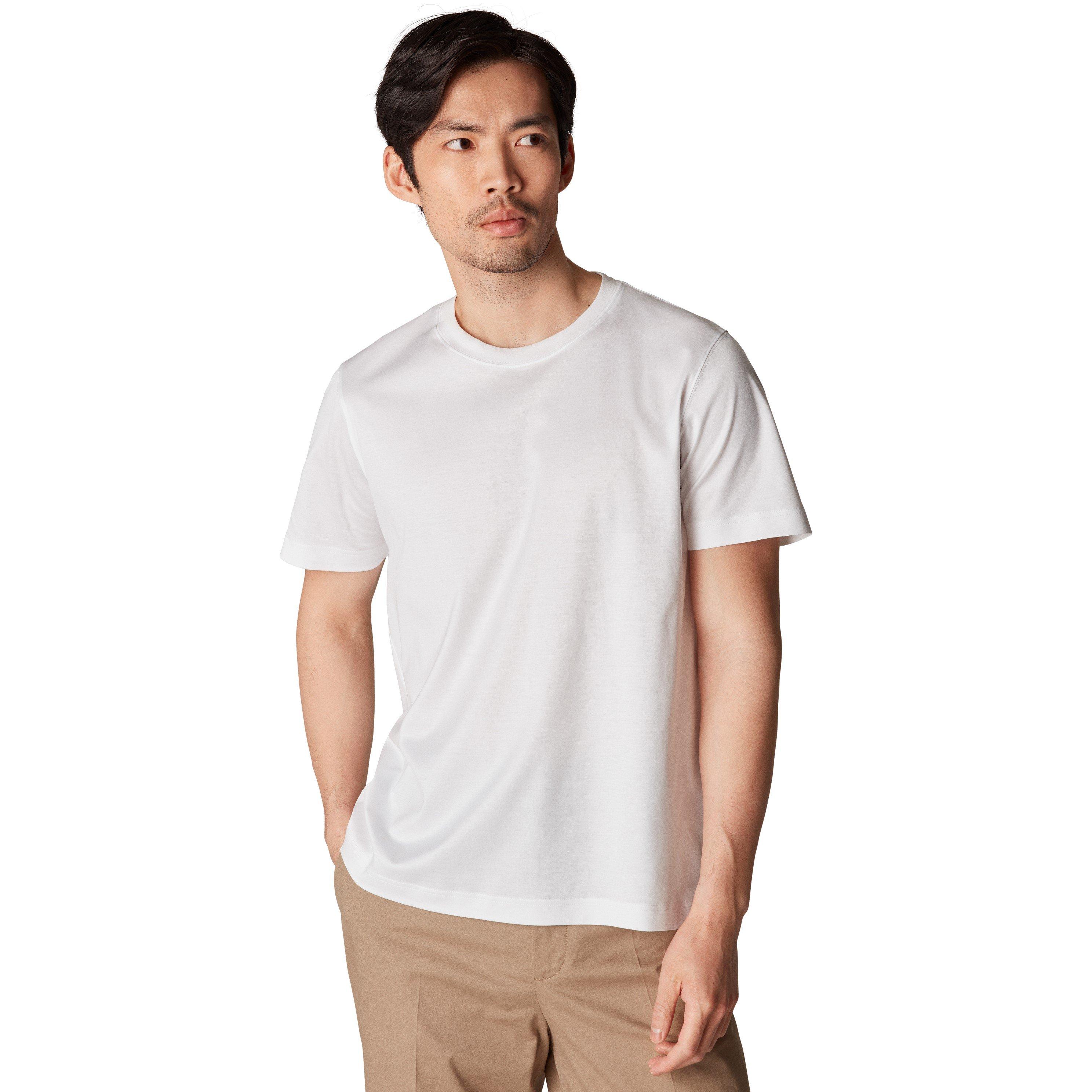White - Eton - Filo Di Scozia T Shirt - 2