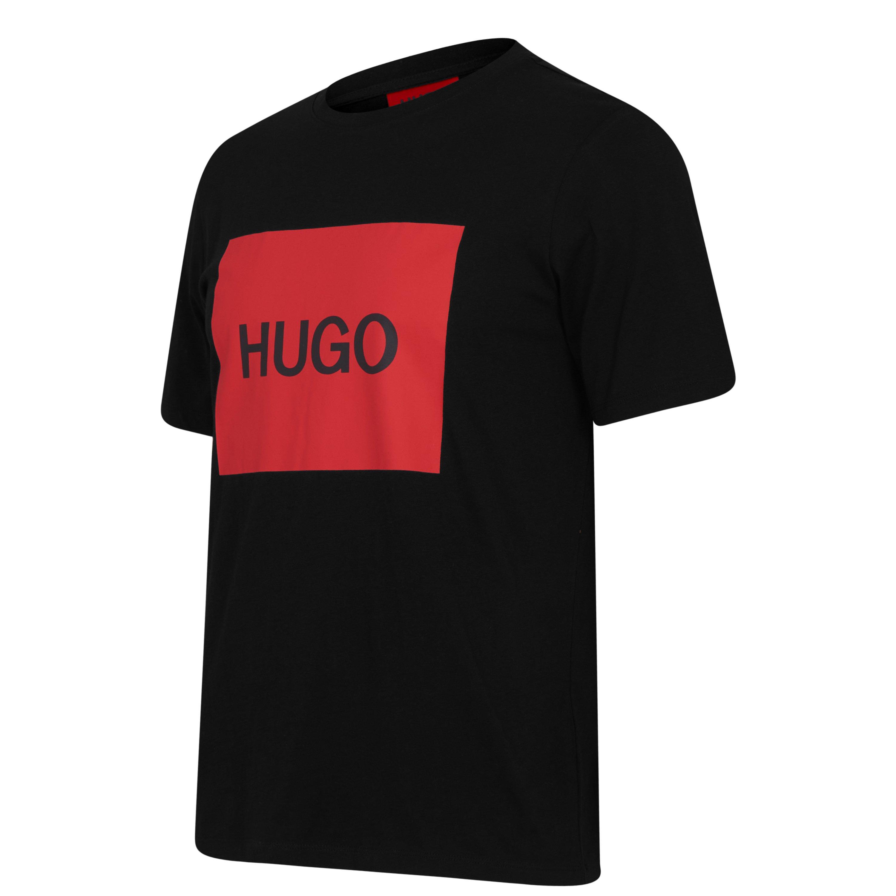 Black 001 - Hugo - Dulive Box Logo T Shirt - 6