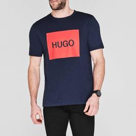 Hugo Dulive Box Logo T Shirt