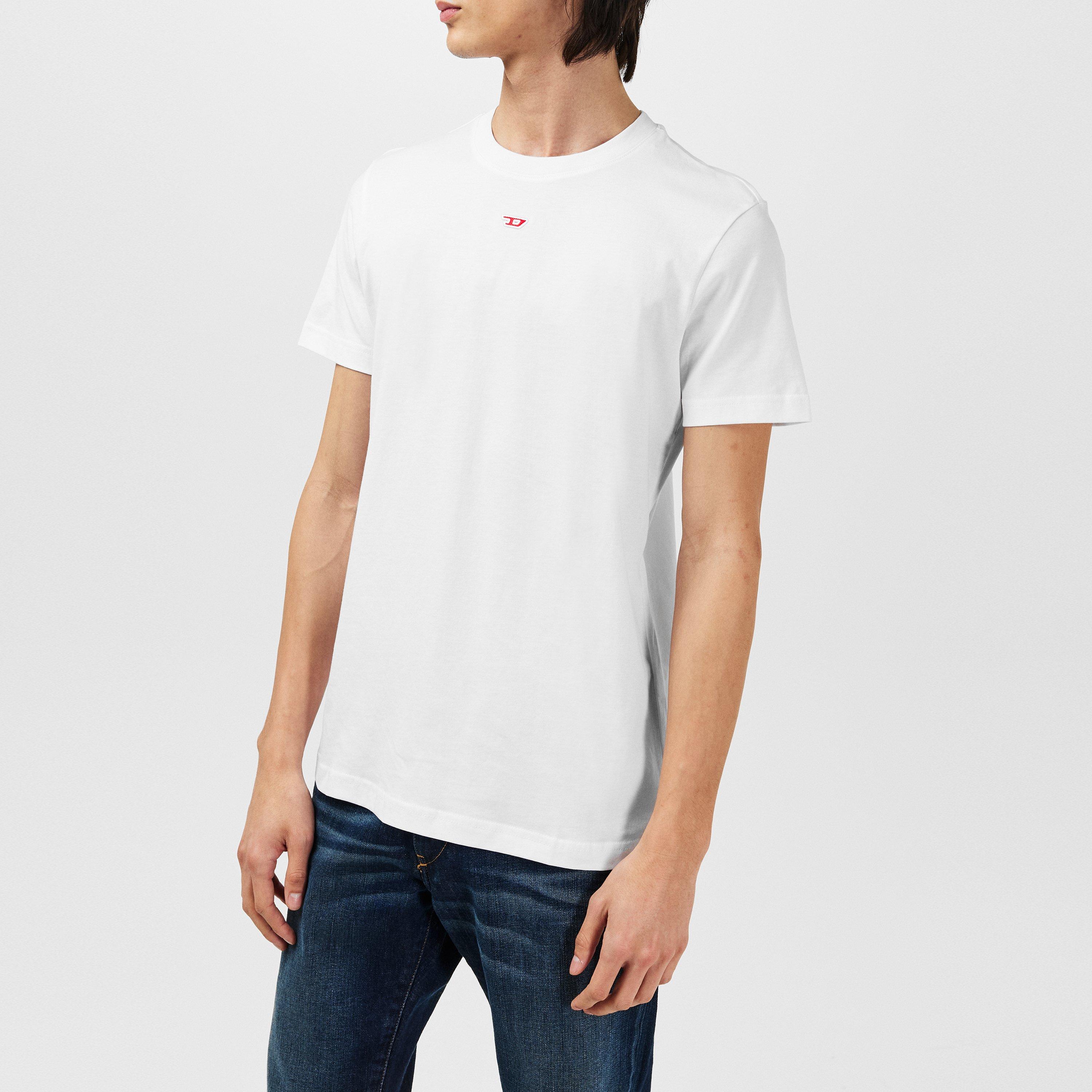 White 100 - Diesel - Small Mid D T Shirt - 3