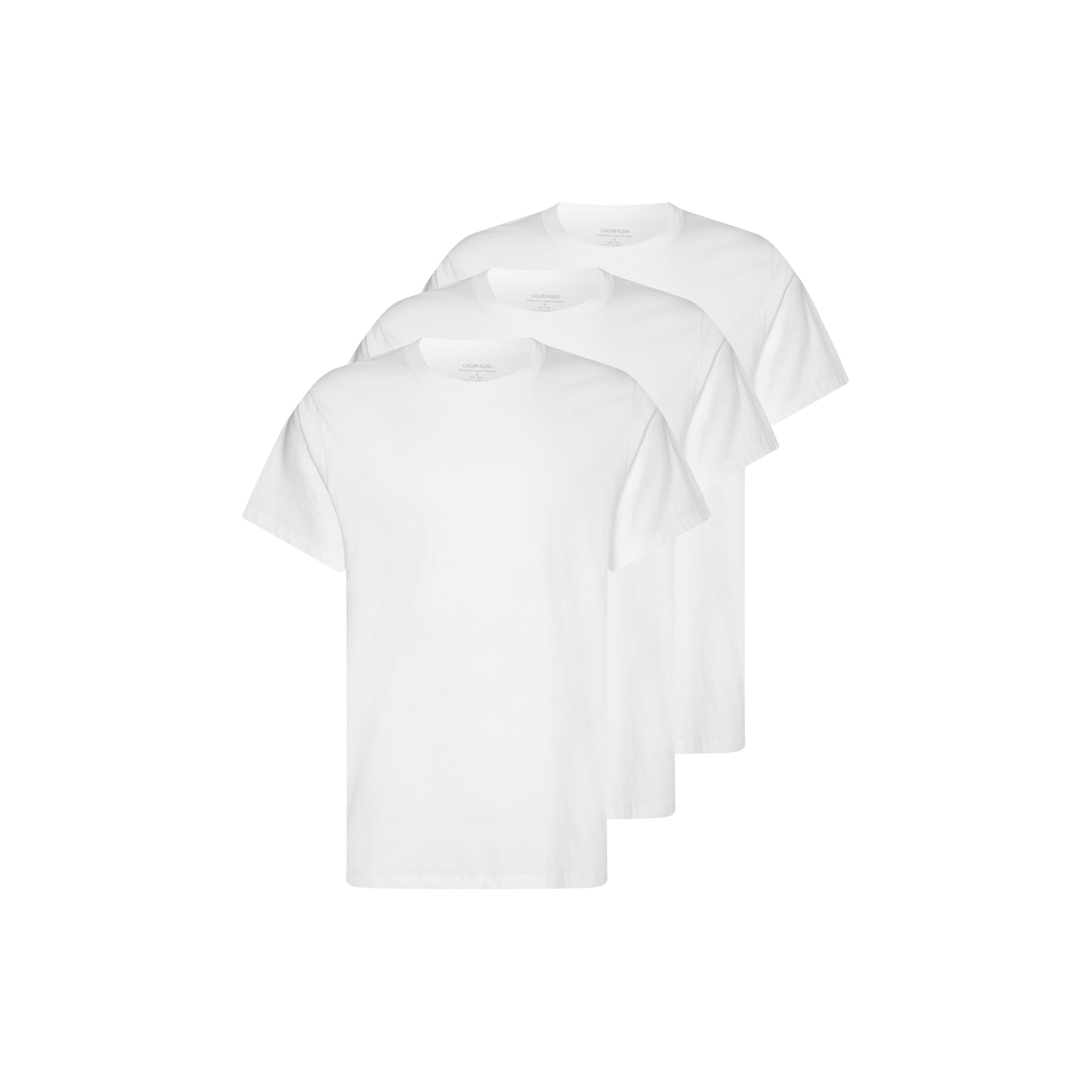 White 100 - Calvin Klein - 3 Pack T Shirt - 1