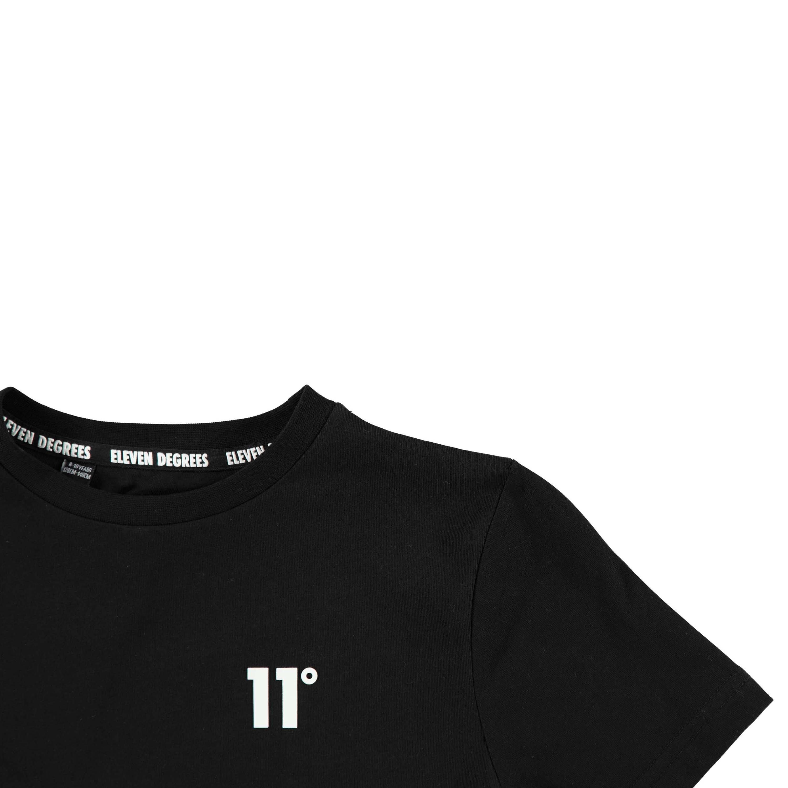 Black - 11 Degrees - Core T Shirt - 4