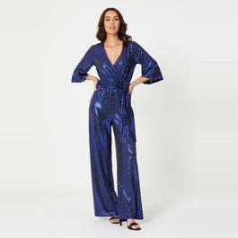 Be You Ladies Glitter Jumpsuit