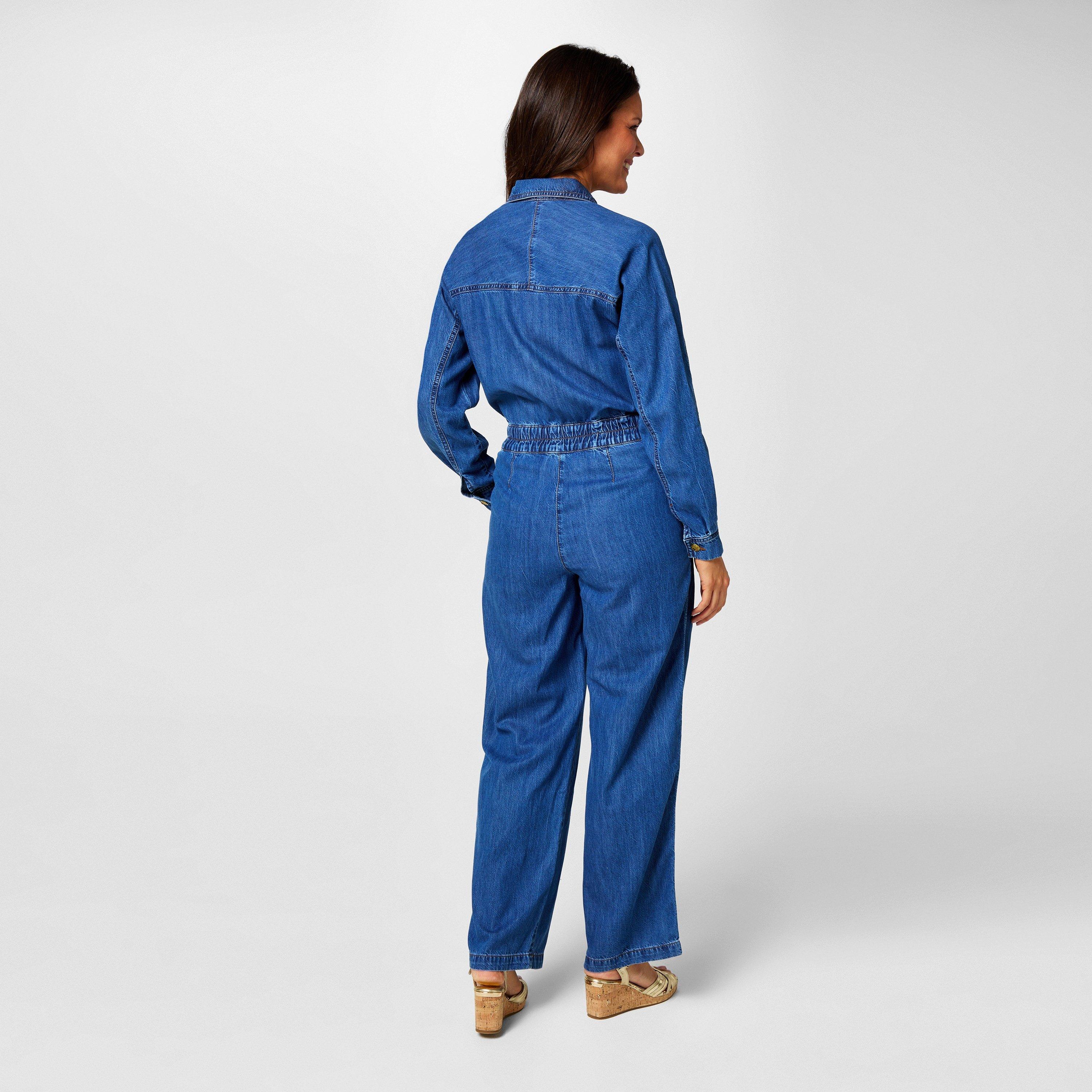 Blau - Biba - Biba Denim Jumpsuit - 2