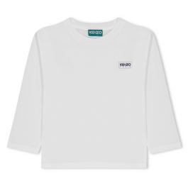 Kenzo Long Sleeve Back Logo T-Shirt Juniors