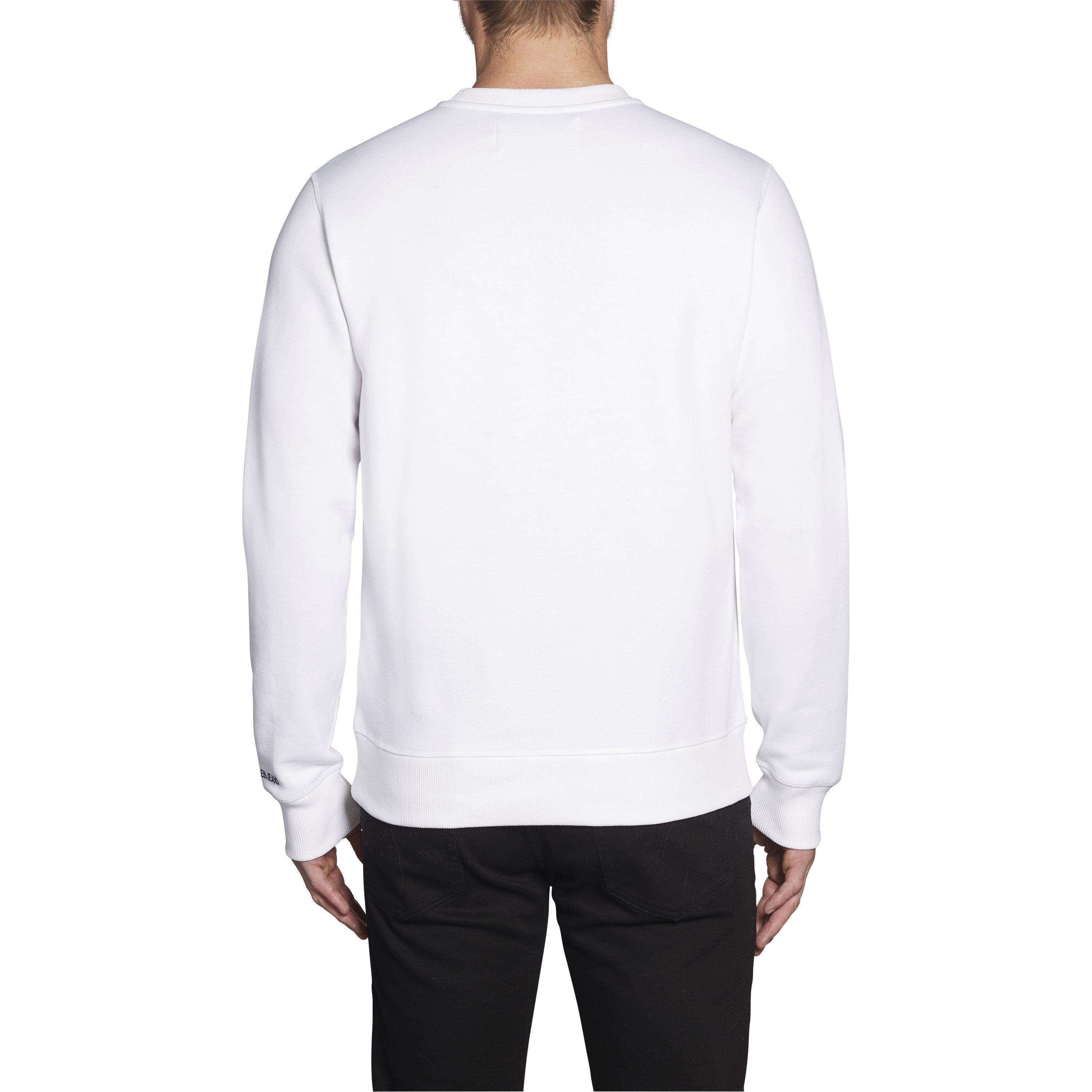 Bright White - Calvin Klein Jeans - Calvin Klein Essential Regular Crew Neck - 4