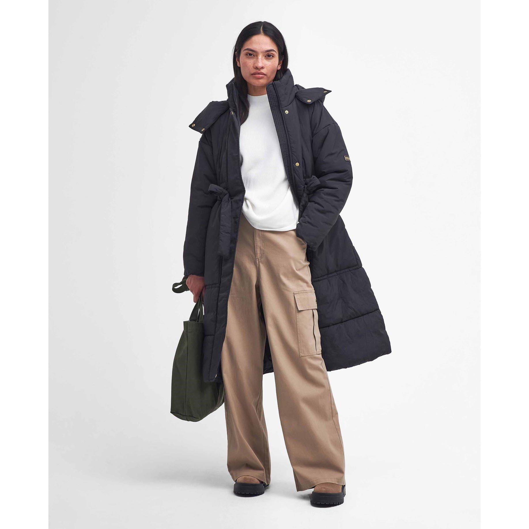 Black - Barbour International - Women's Serova Wadded Quilted Short Puffer Jacket - 3