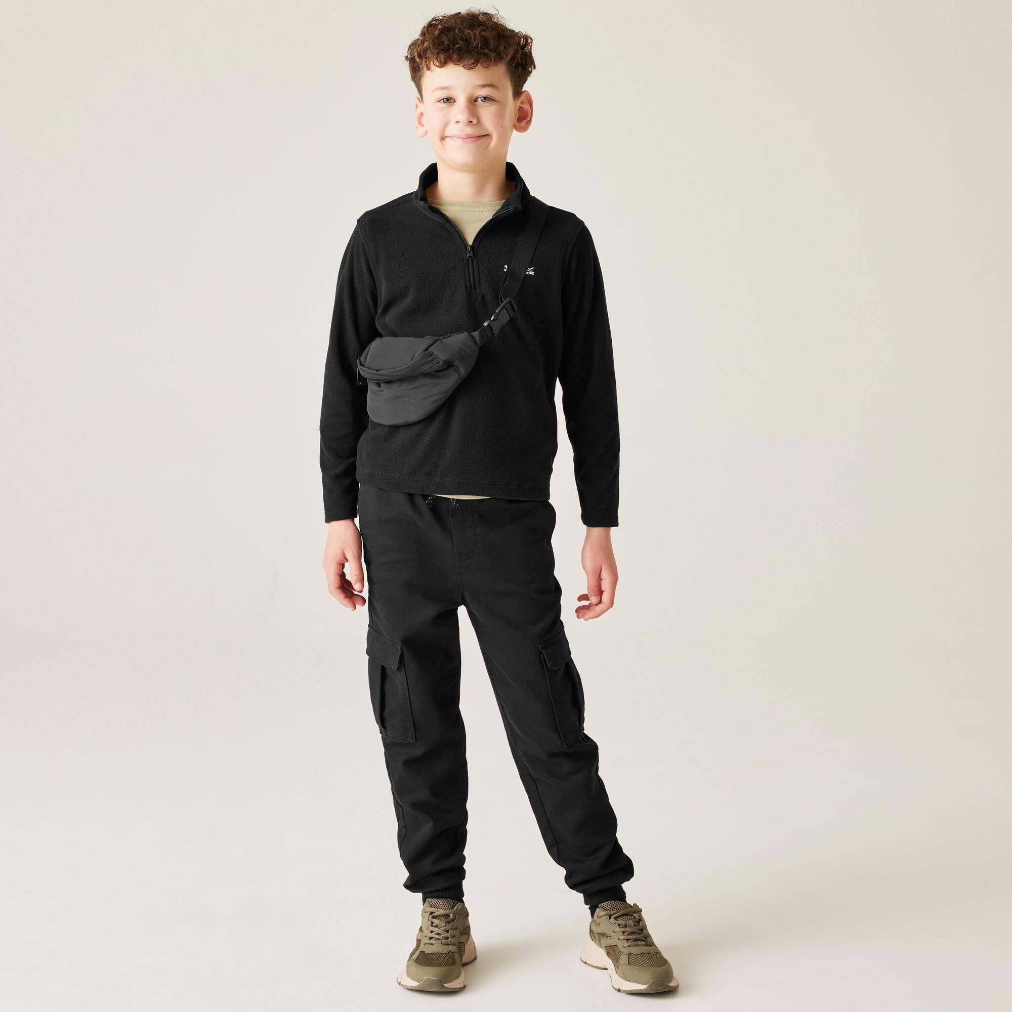 Black/Black - Regatta - Hot Shot II Half Zip fleece - 3