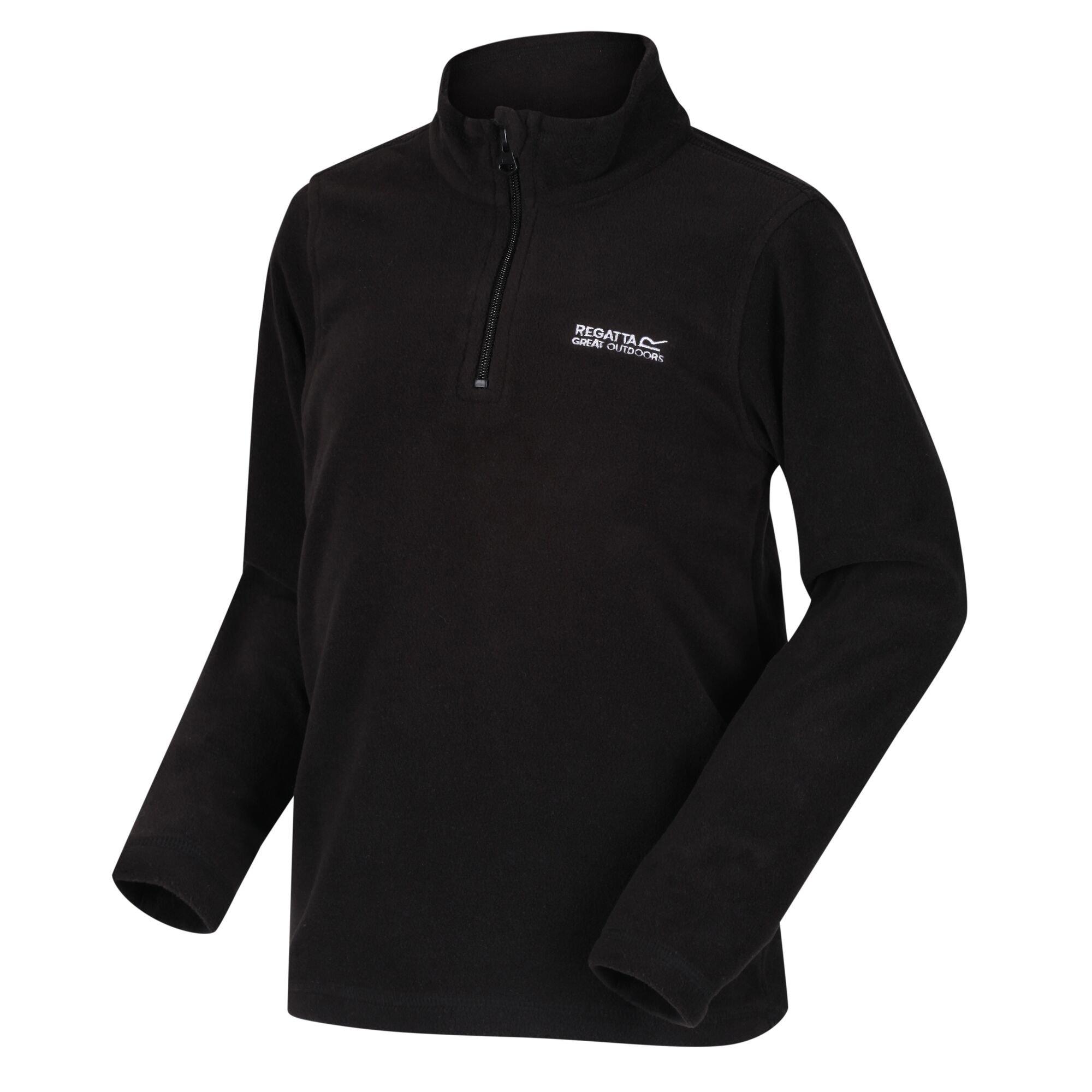 Black/Black - Regatta - Hot Shot II Half Zip fleece - 6