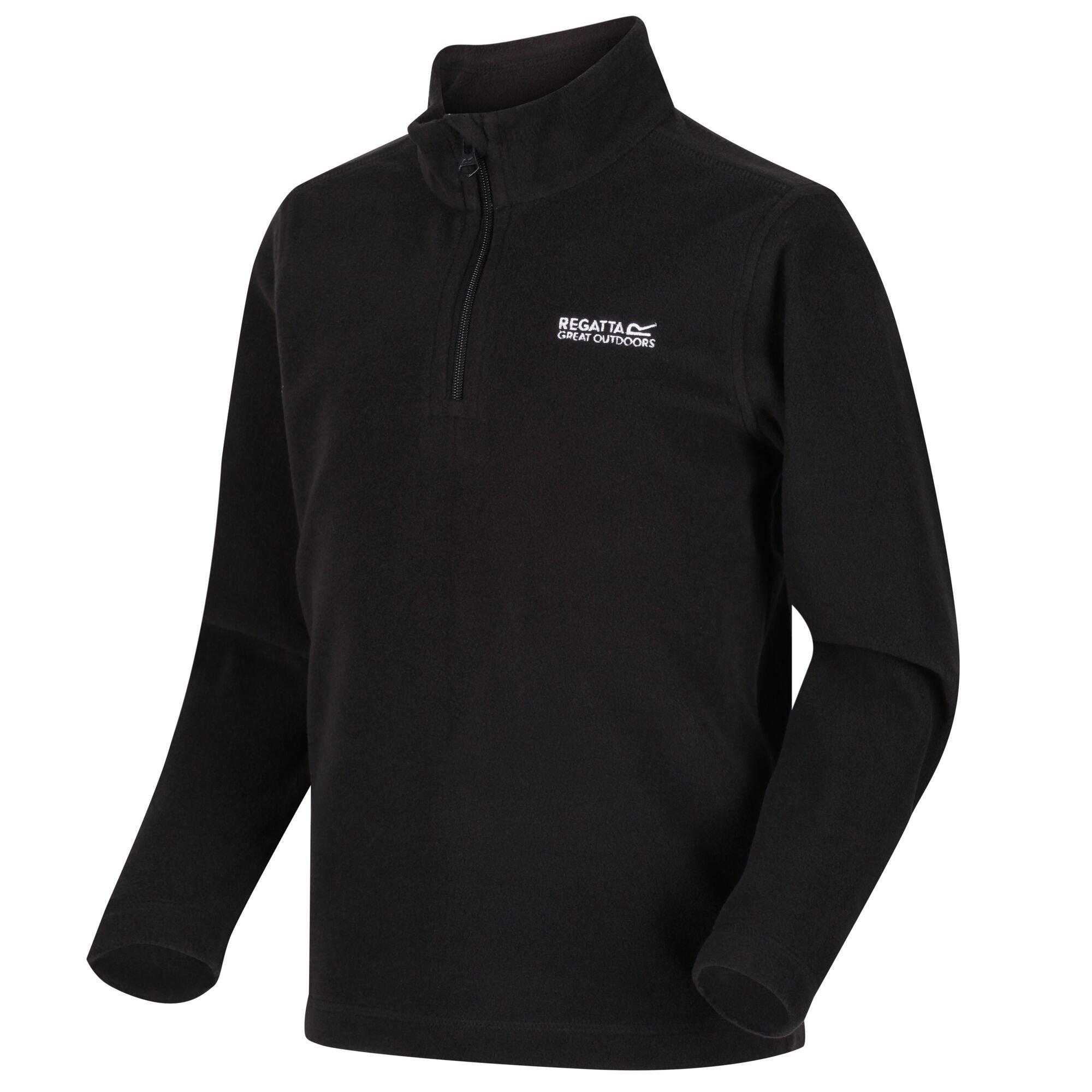 Black/Black - Regatta - Hot Shot II Half Zip fleece - 7