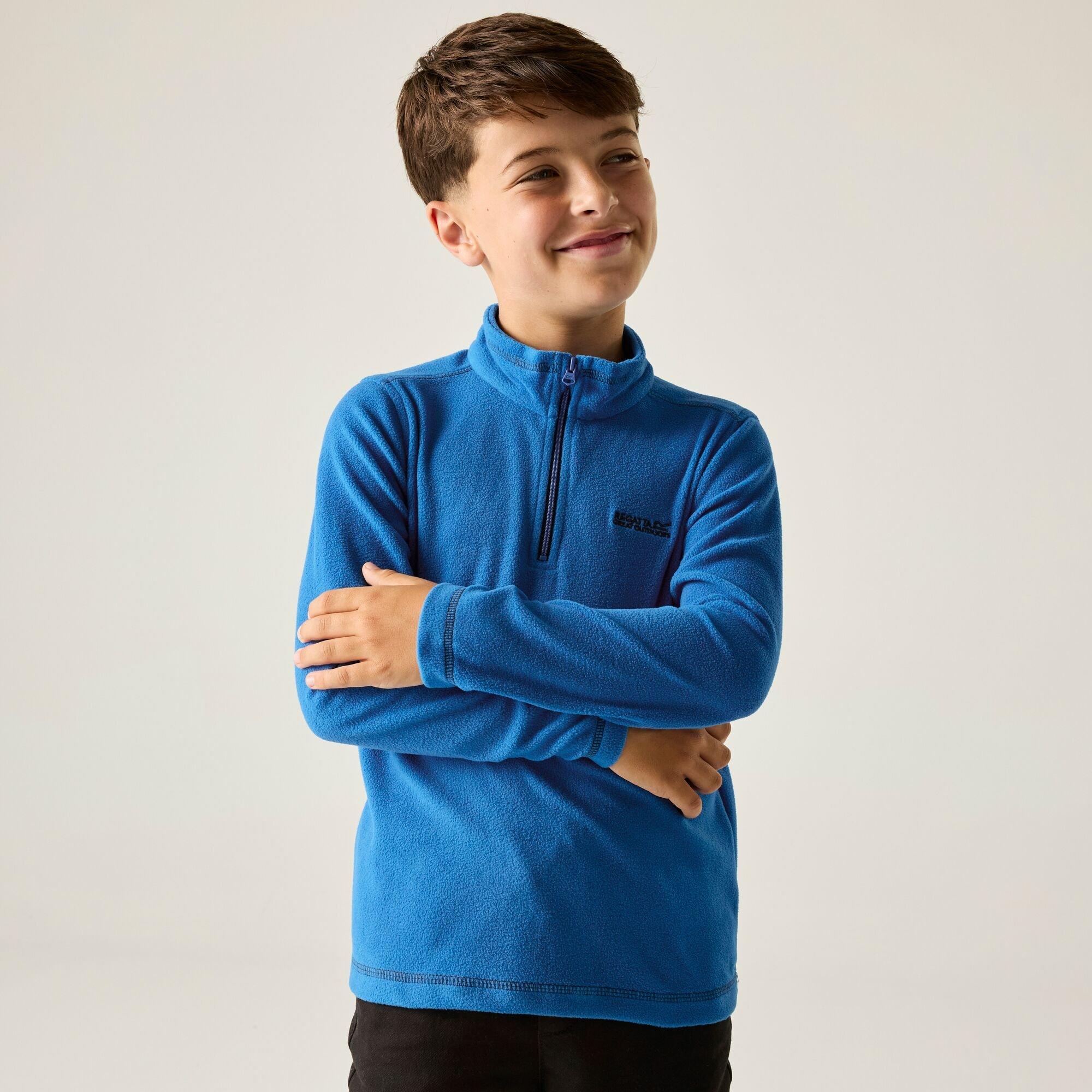 Regatta  Kids Hot Shot Ii Half Zip Fleece - Oxfdblu/Navy - 11-12yrs