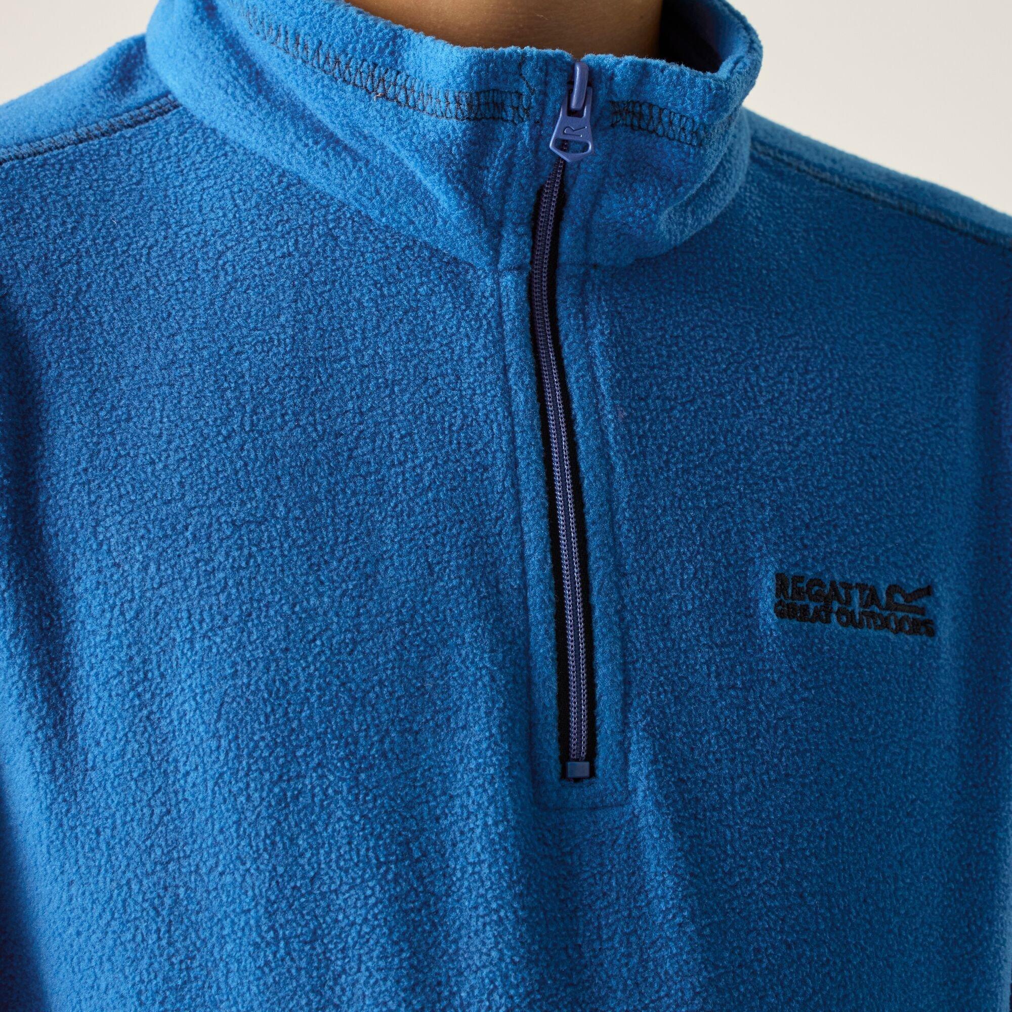 Oxfdblu/Navy - Regatta - Kids Hot Shot II Half Zip Fleece - 4