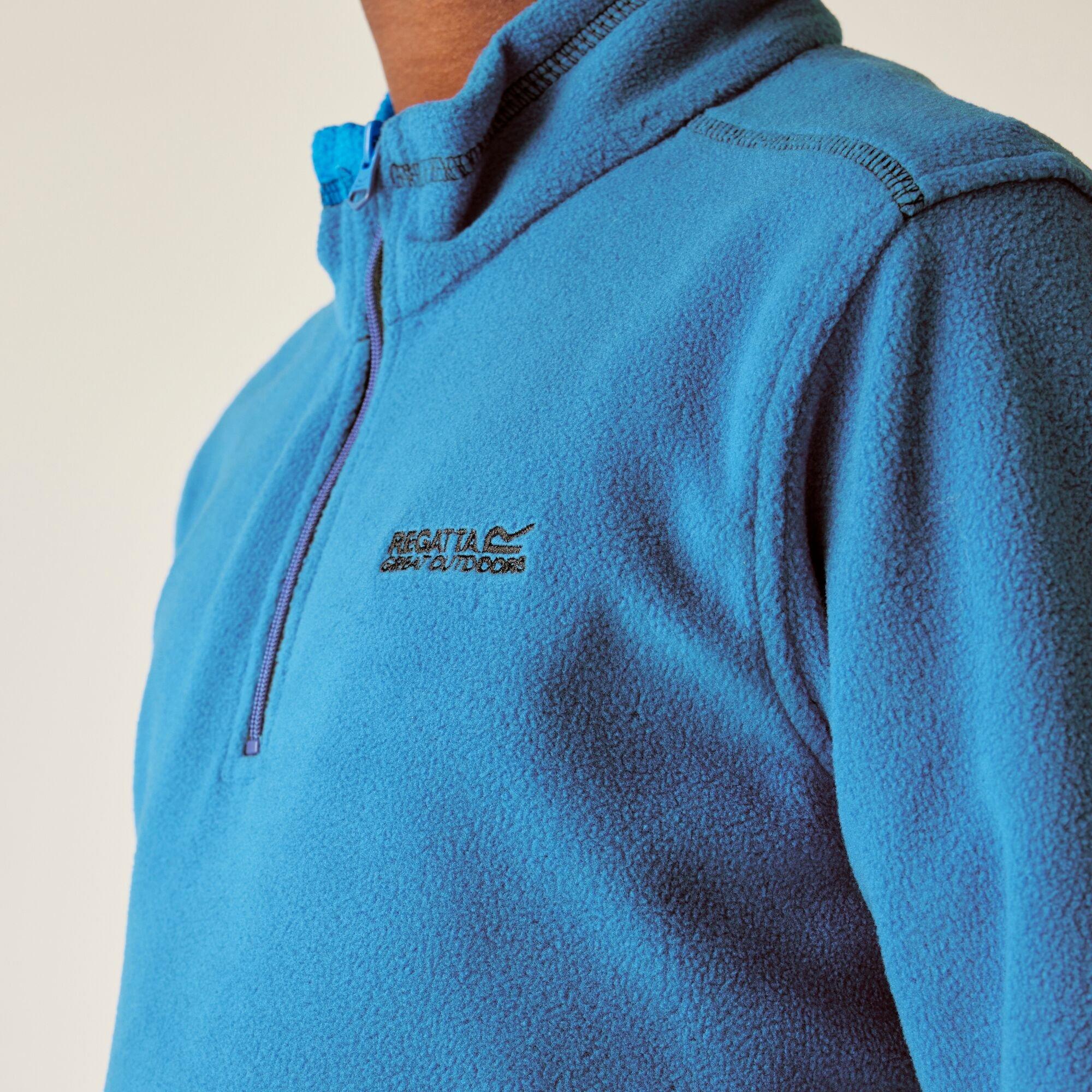 Oxfdblu/Navy - Regatta - Kids Hot Shot II Half Zip Fleece - 5