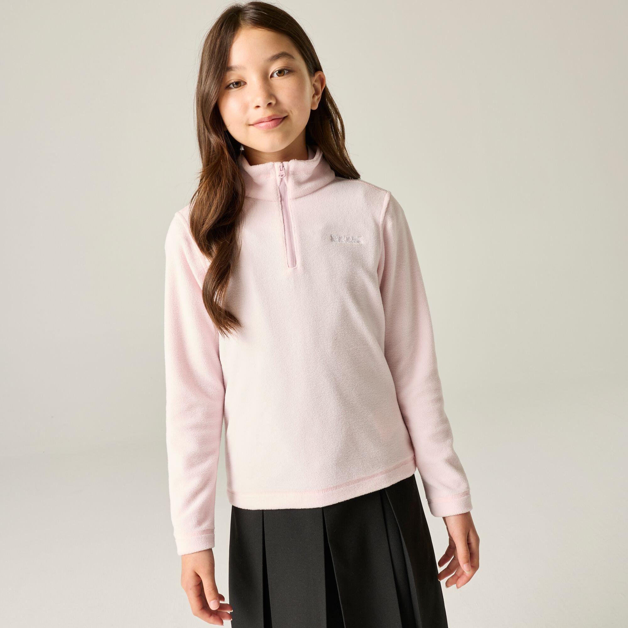 Regatta Kids’ Hot Shot Ii School Fleece - Pink Size 7-8 Years - Image 3