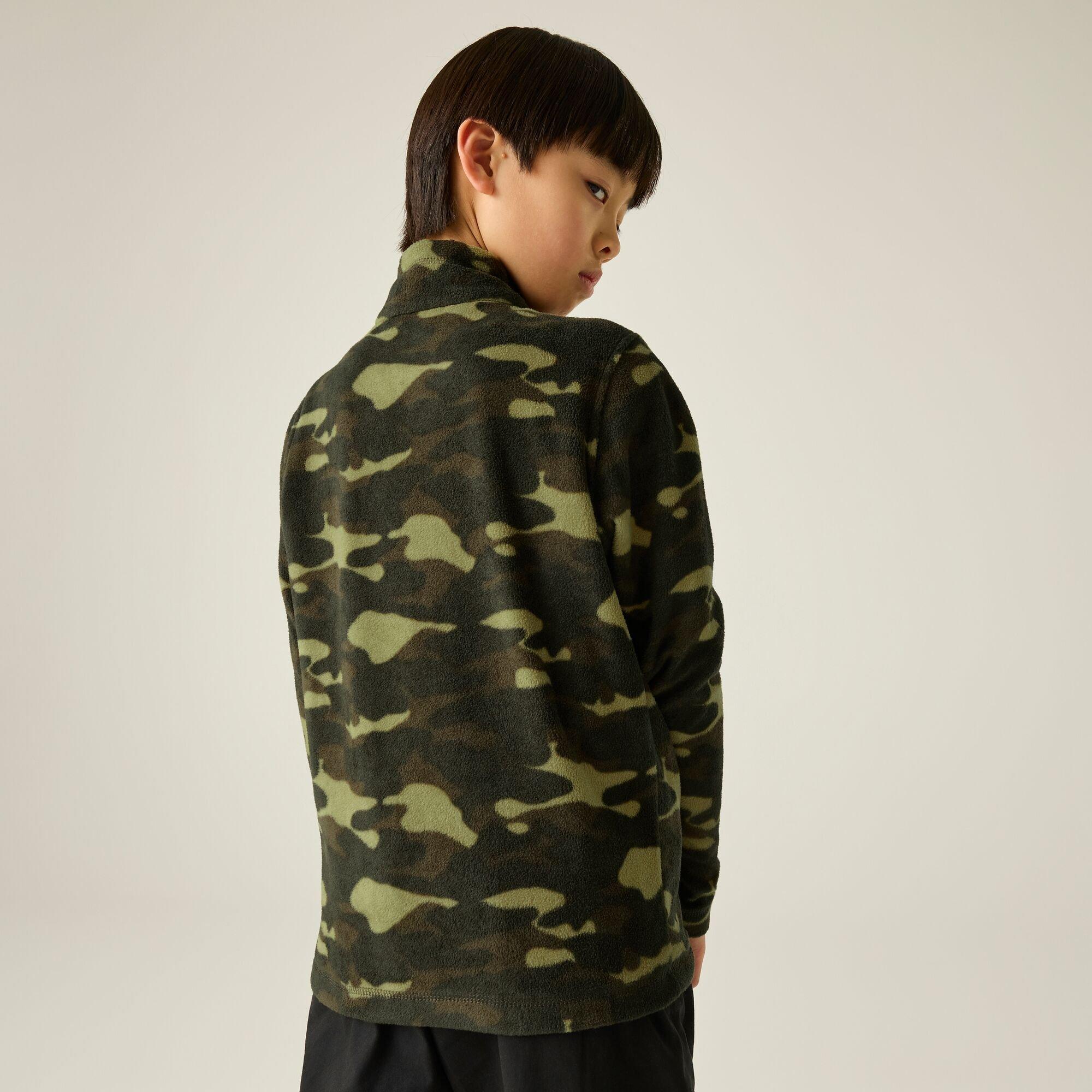Dark Khaki Camo - Regatta - Hot Shot II Half Zip fleece - 2