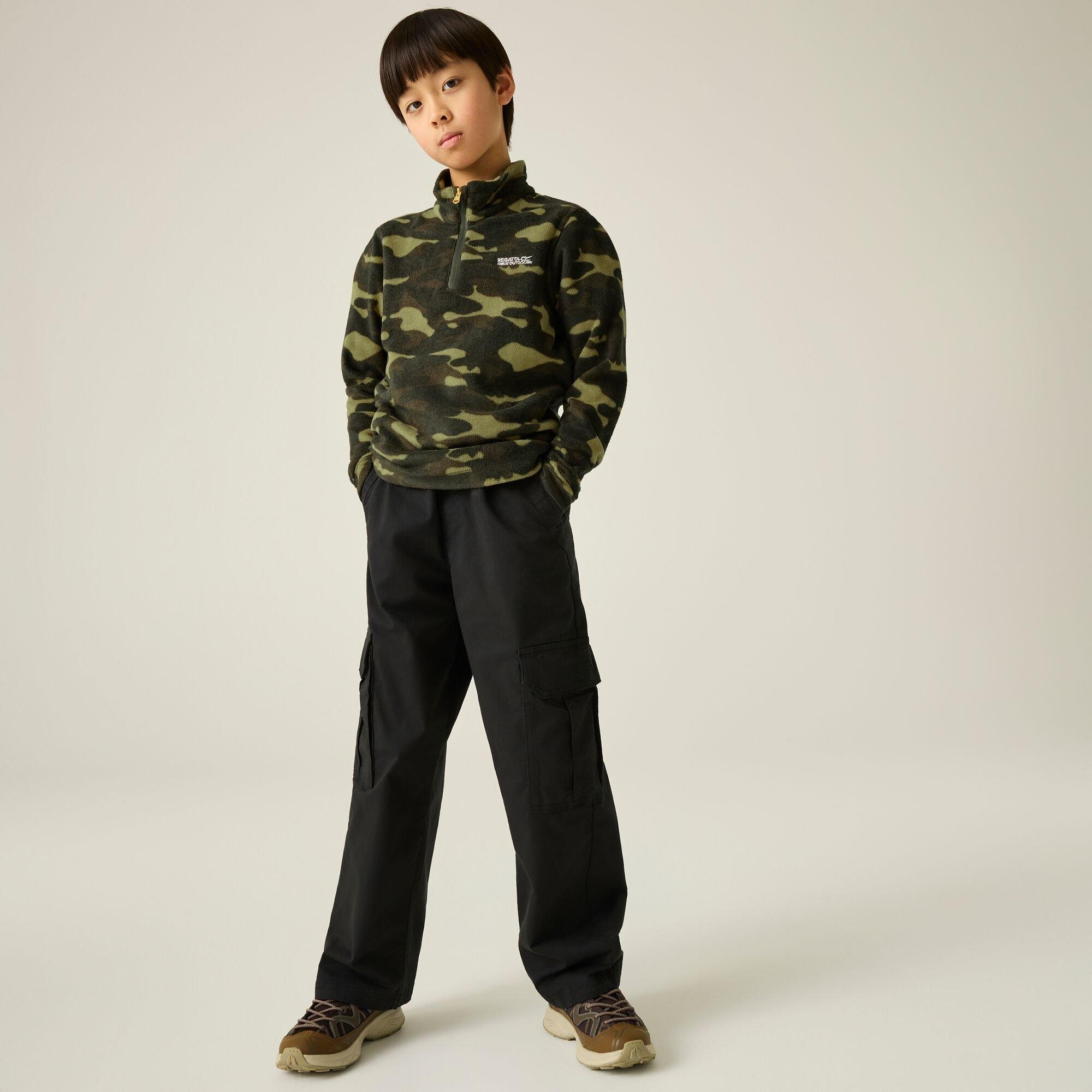 Dark Khaki Camo - Regatta - Hot Shot II Half Zip fleece - 3