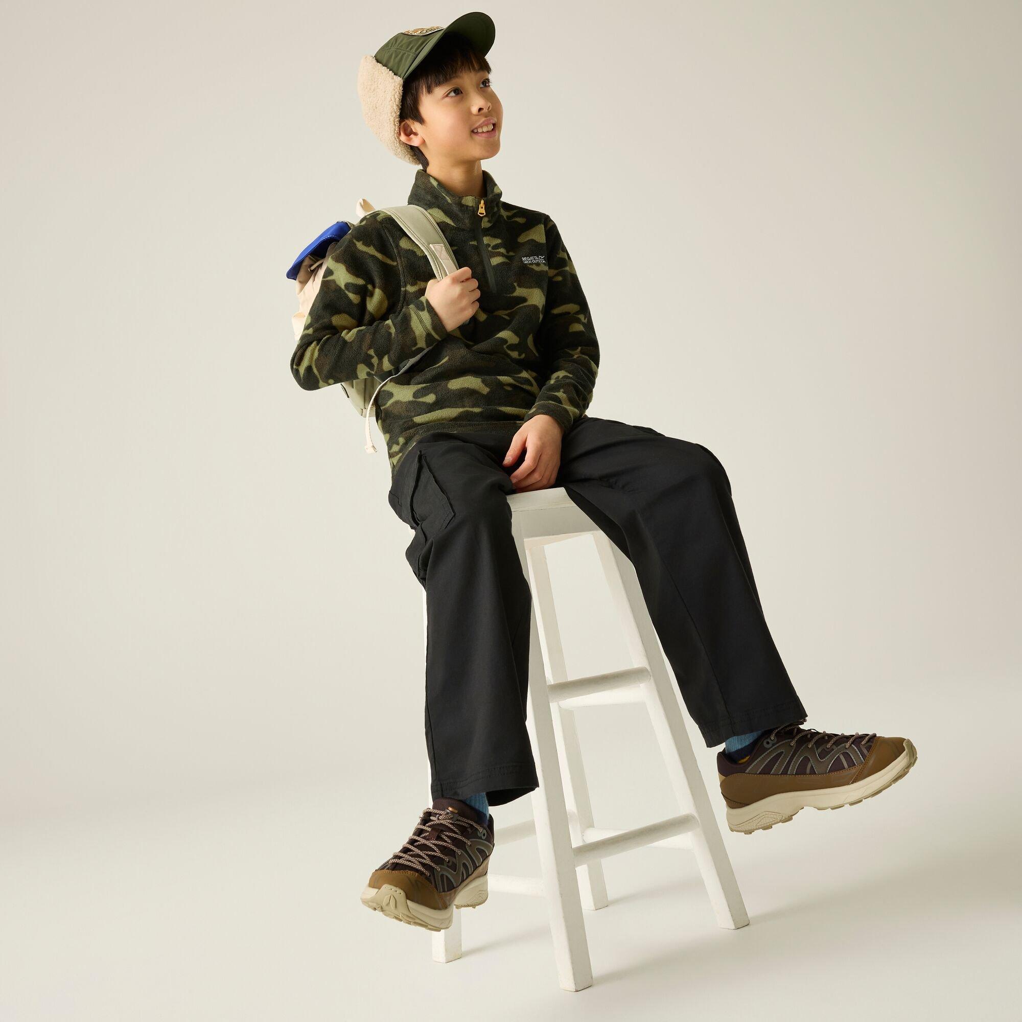 Dark Khaki Camo - Regatta - Hot Shot II Half Zip fleece - 4