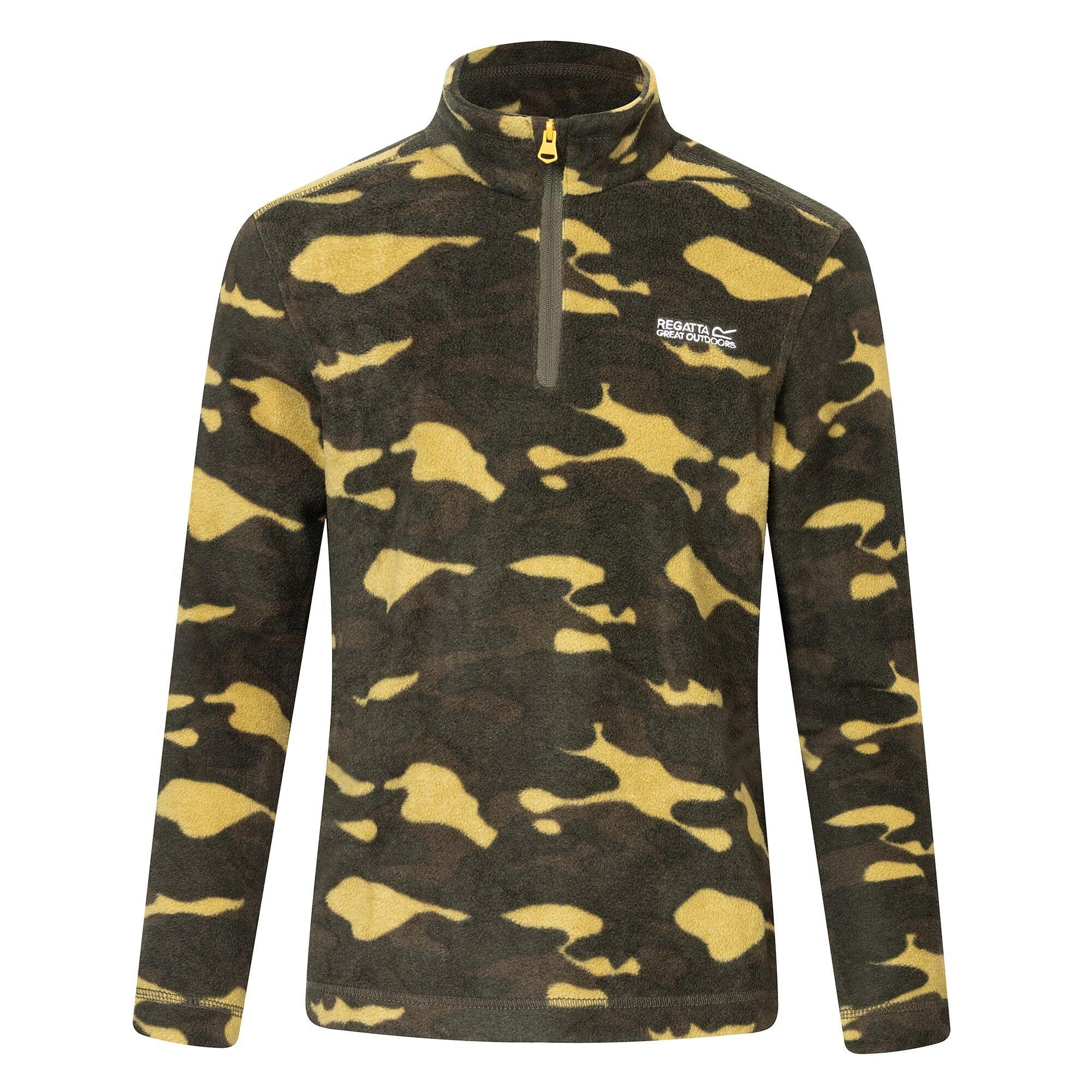 Dark Khaki Camo - Regatta - Hot Shot II Half Zip fleece - 5